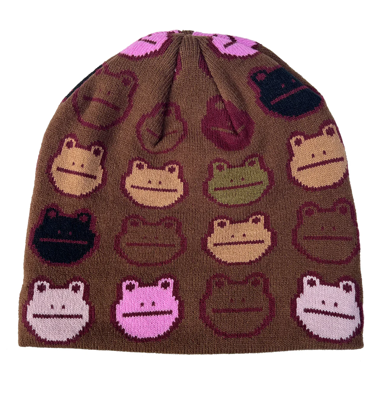 Frog Skateboards Frog Nation Beanie - Brown - Image 2