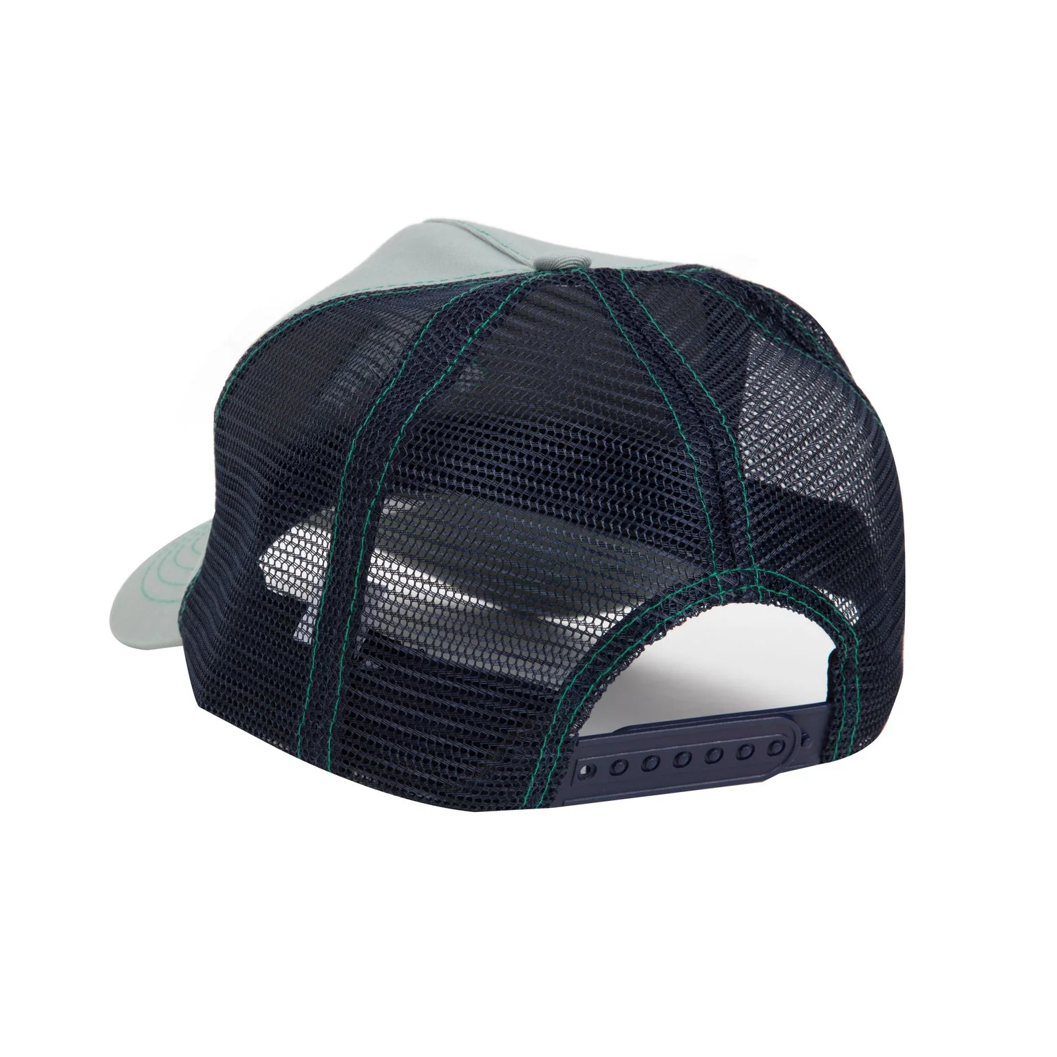 Frog Skateboards Perfect Frog Trucker Cap - Grey / Navy - Image 2