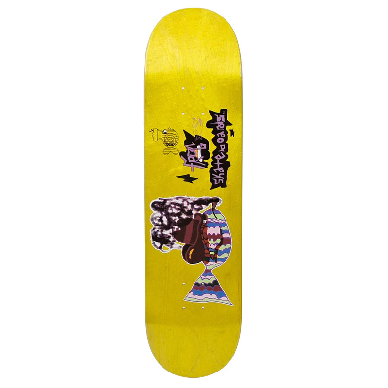 Frog Skateboards Smoking Fish Skateboard Deck - 8.25