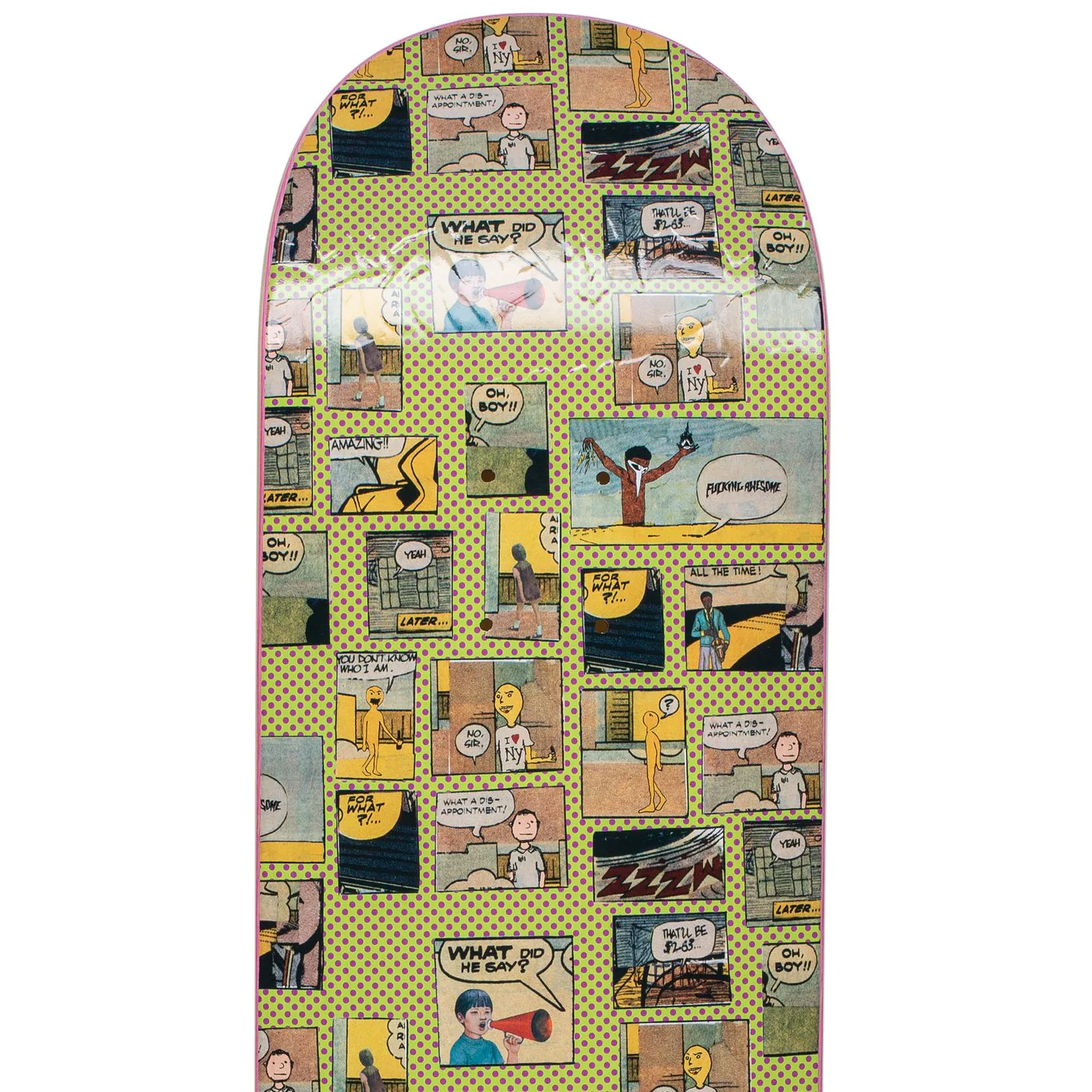 Fucking Awesome Cosmic Neon Green Skateboard Deck - 8.38 - Image 2
