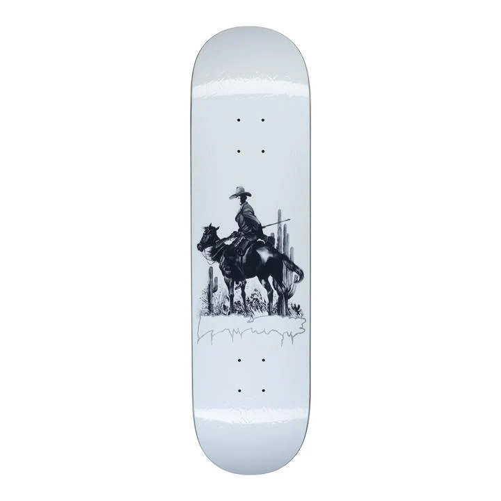 Fucking Awesome Cowboy Na-Kel Smith White Skateboard Deck - 8.25