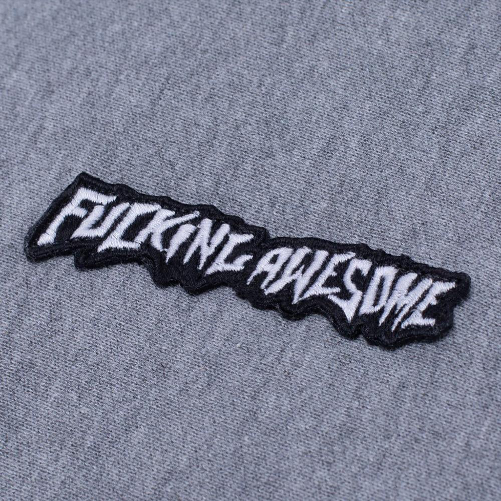 Fucking Awesome Little Stamp Hoodie Gunmetal - Image 2