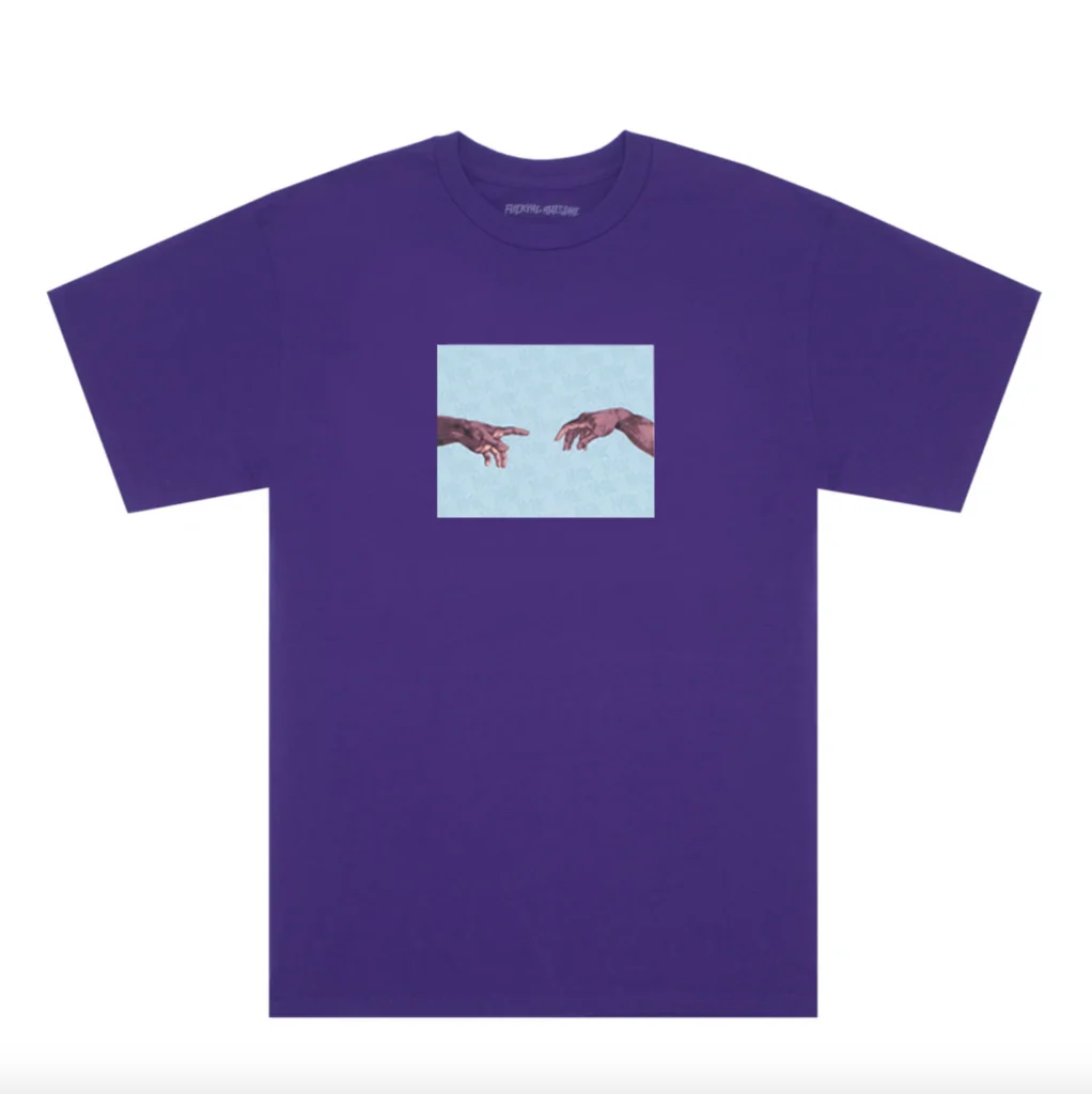 Fucking Awesome NAK Hands Tee Purple