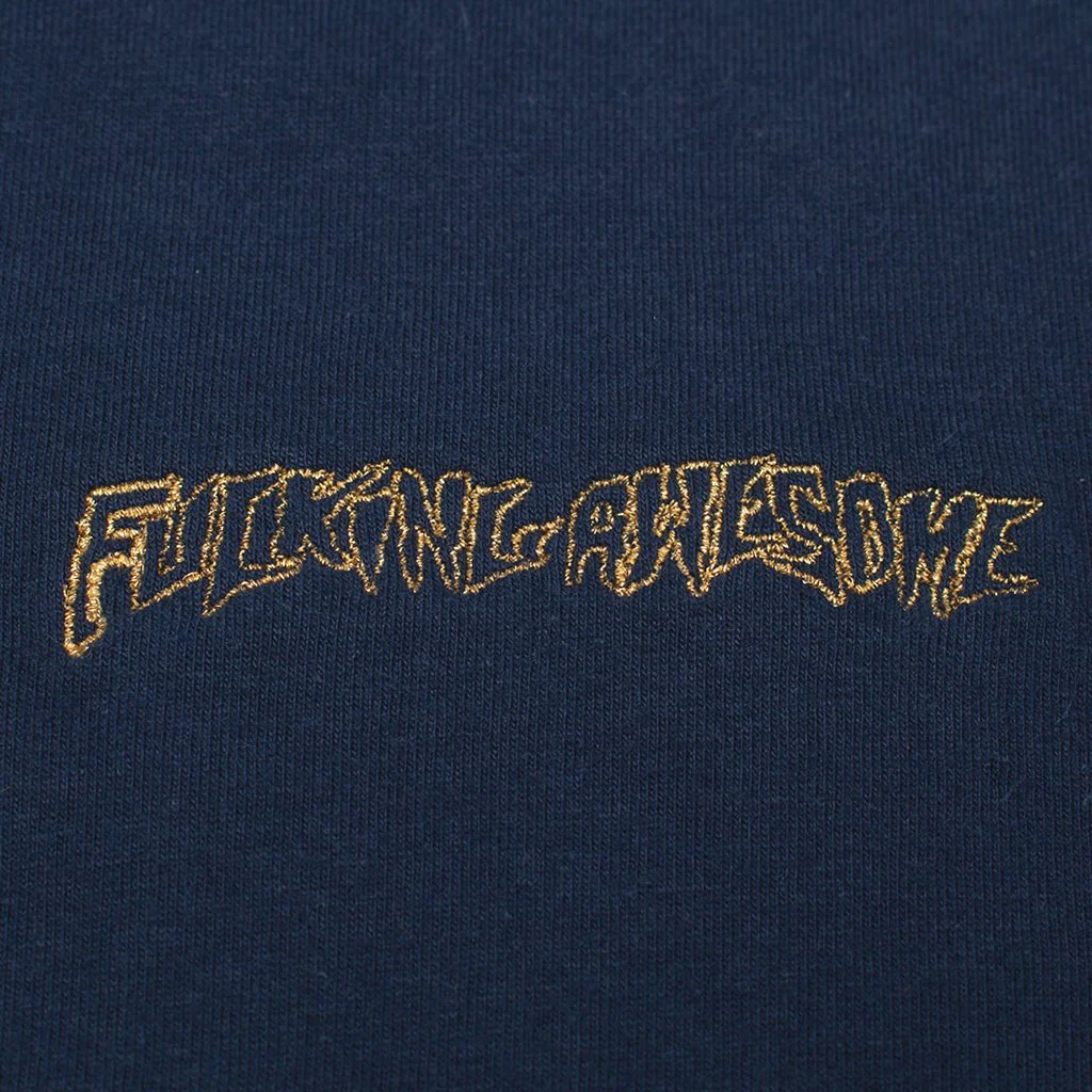 Fucking Awesome Skynet Long Sleeve T-Shirt - Navy - Image 3