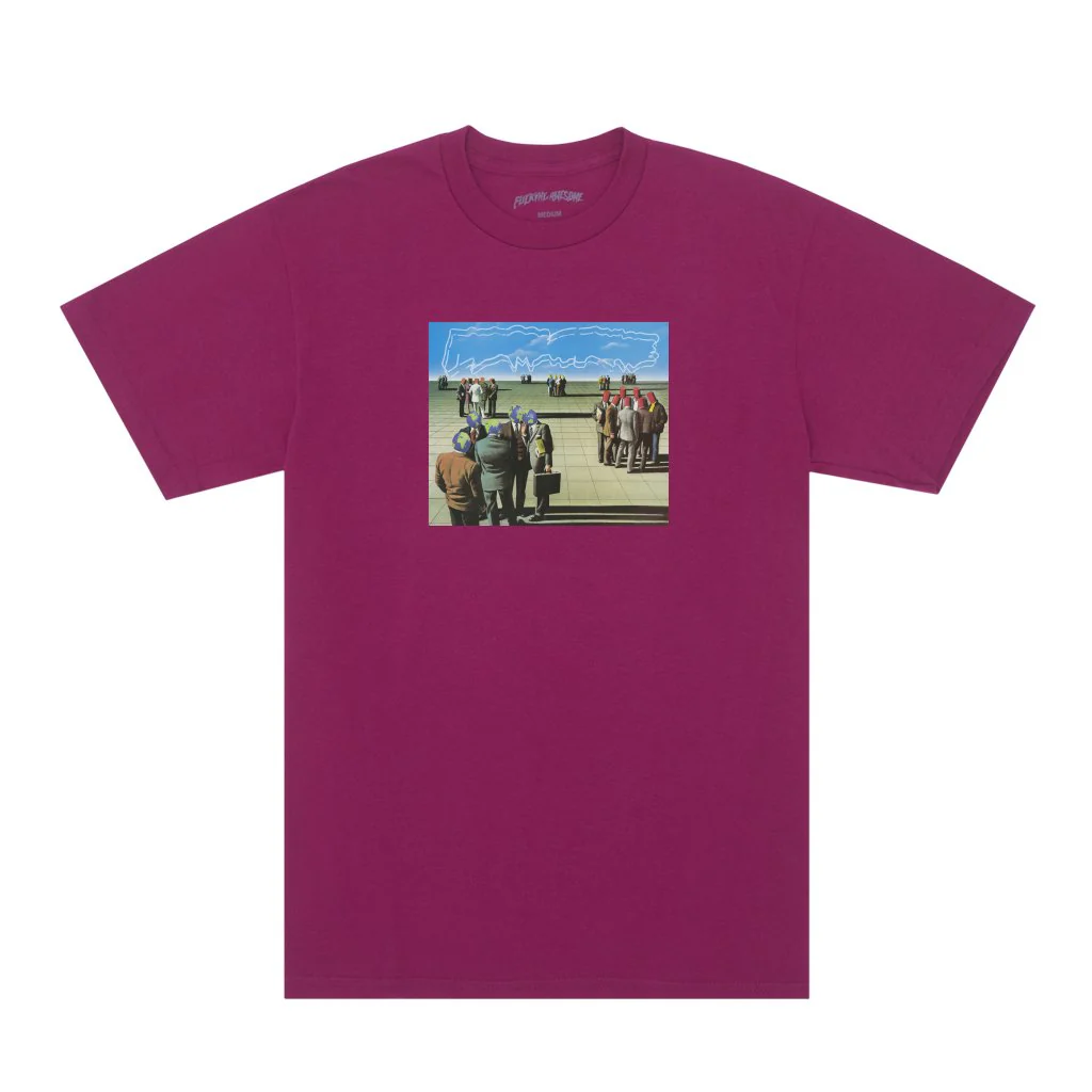 Fucking Awesome World Inc Tee - Berry