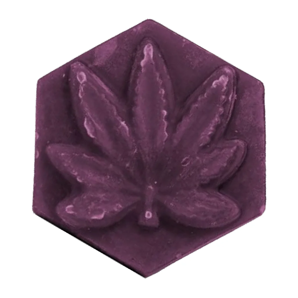 Ganj Wax Pomegranate Scent Large - Purple