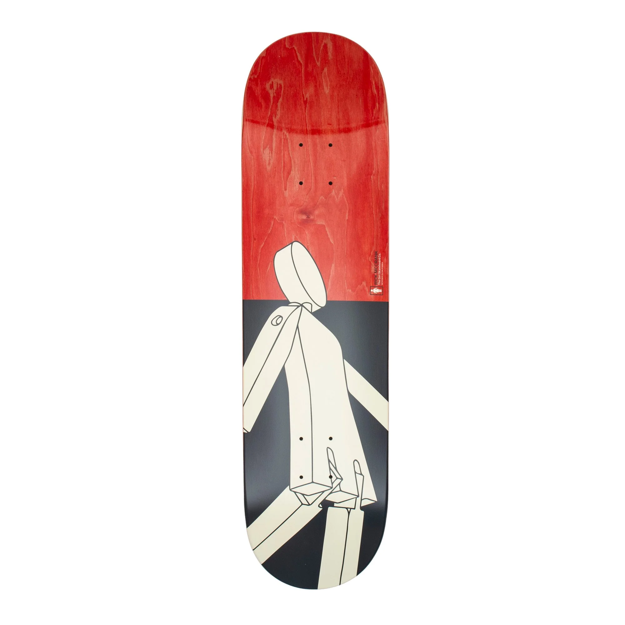 Girl Skateboards Marionette Rick McCrank Skateboard Deck - 8.25