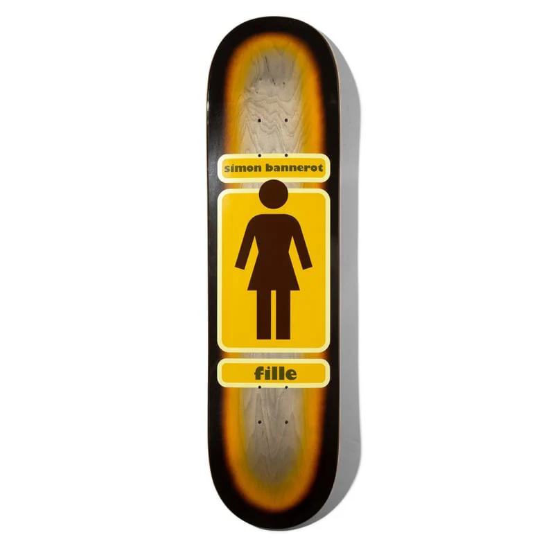 Girl Skateboards Simon Bannerot 93 Till W40 Skateboard Deck - 8.25
