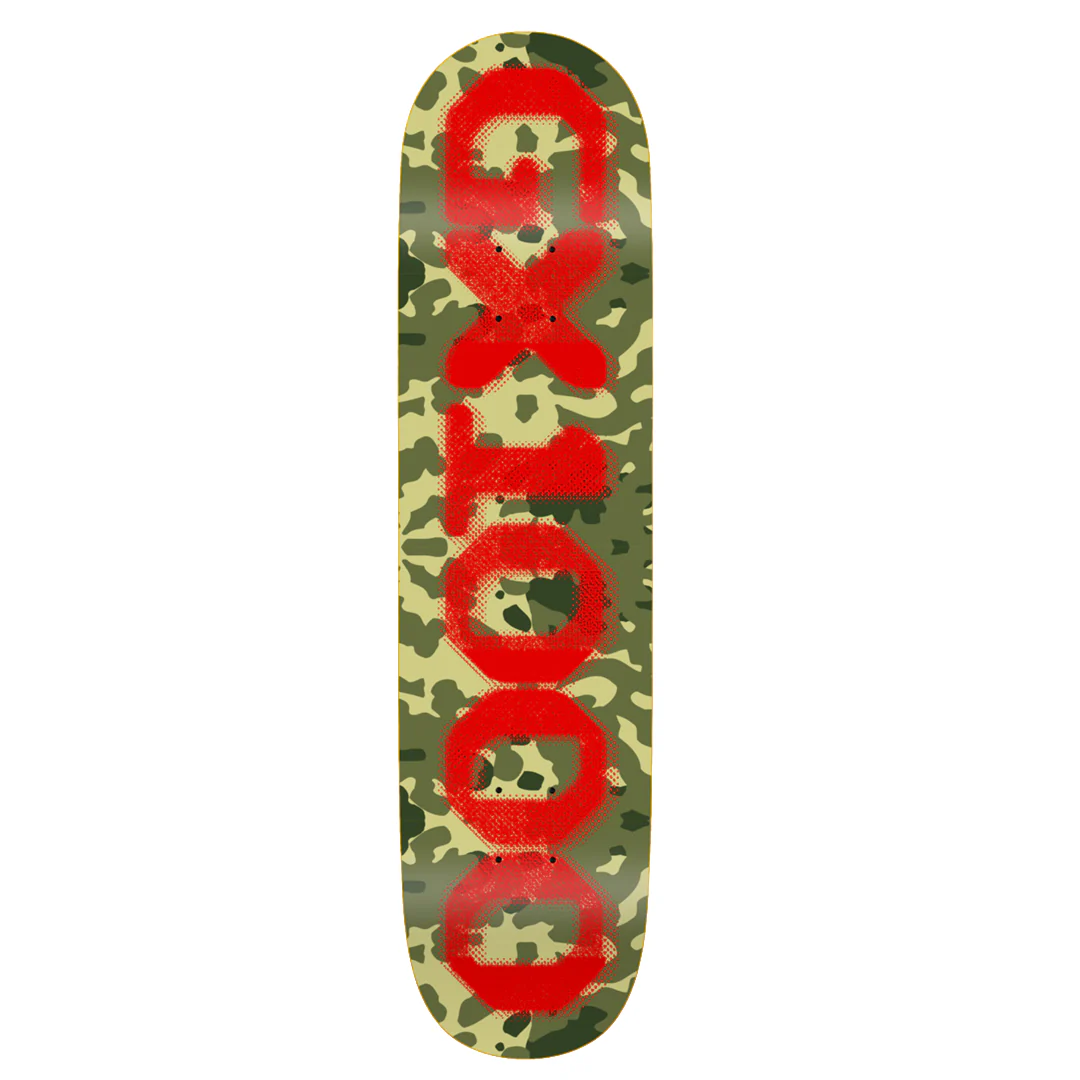 GX1000 OG Forest Camo Skateboard Deck (Two) - 8.625