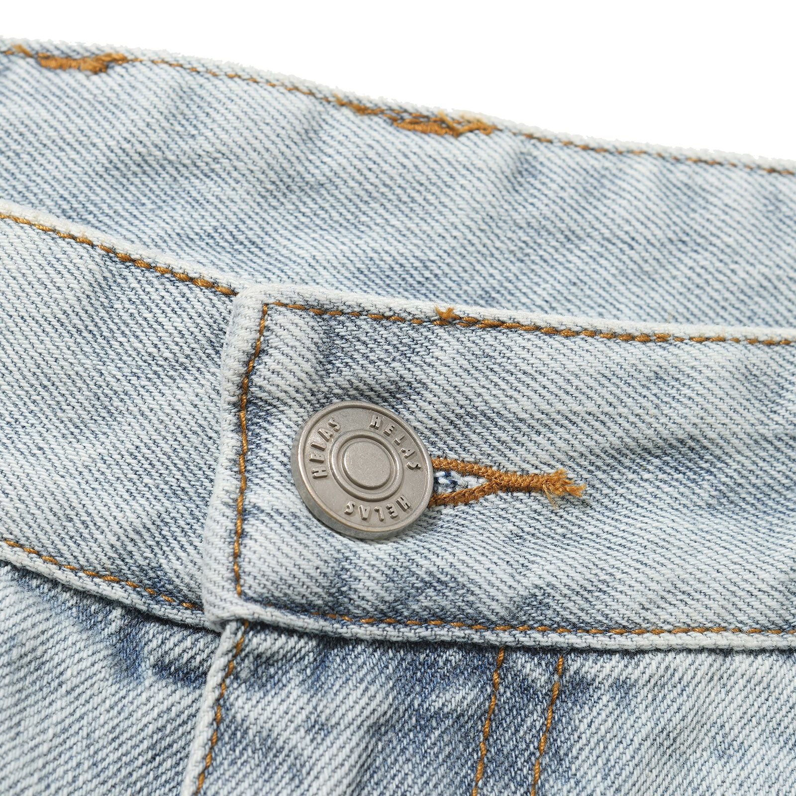 Helas Dieu Grec Jeans Shorts - Light Blue - Image 3