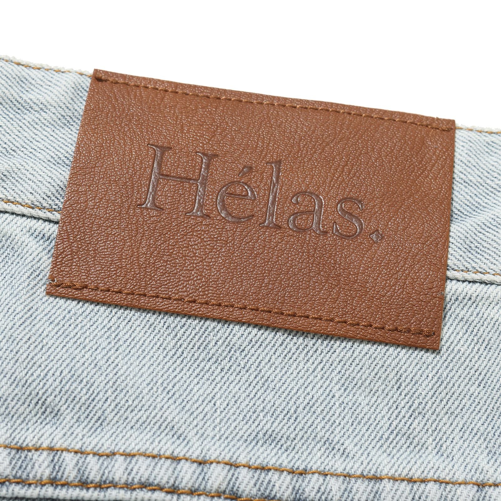 Helas Dieu Grec Jeans Shorts - Light Blue - Image 7