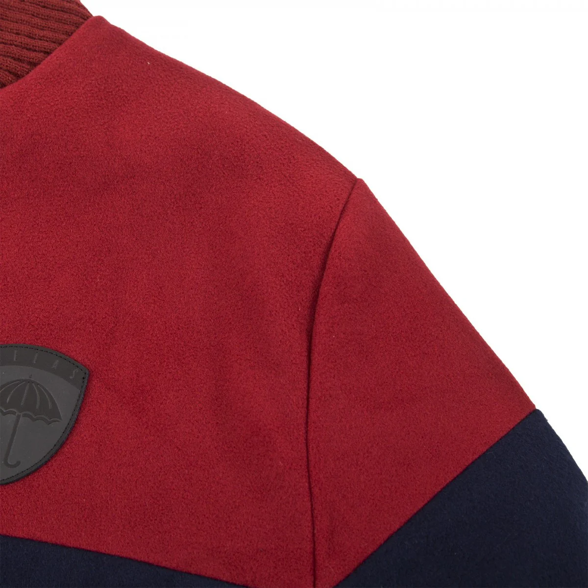 Helas Fan Jacket - Burgundy/Navy/Black - Image 3
