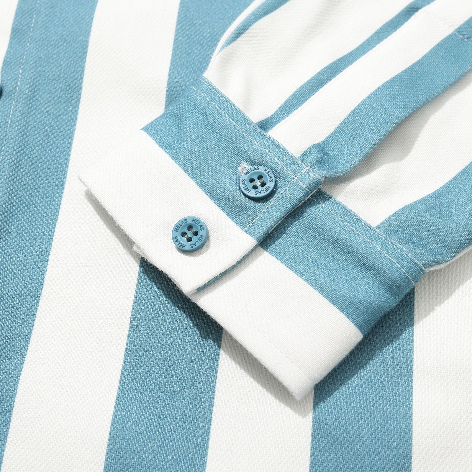 Helas Liner Long Sleeve Shirt - White / Blue - Image 5