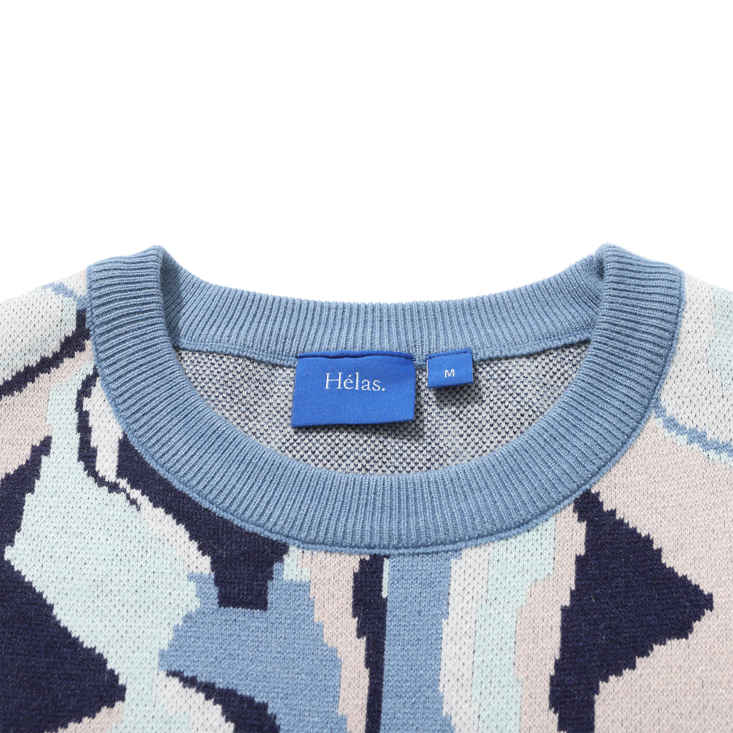 Helas Mirage Crewneck Knit - Blue - Image 3