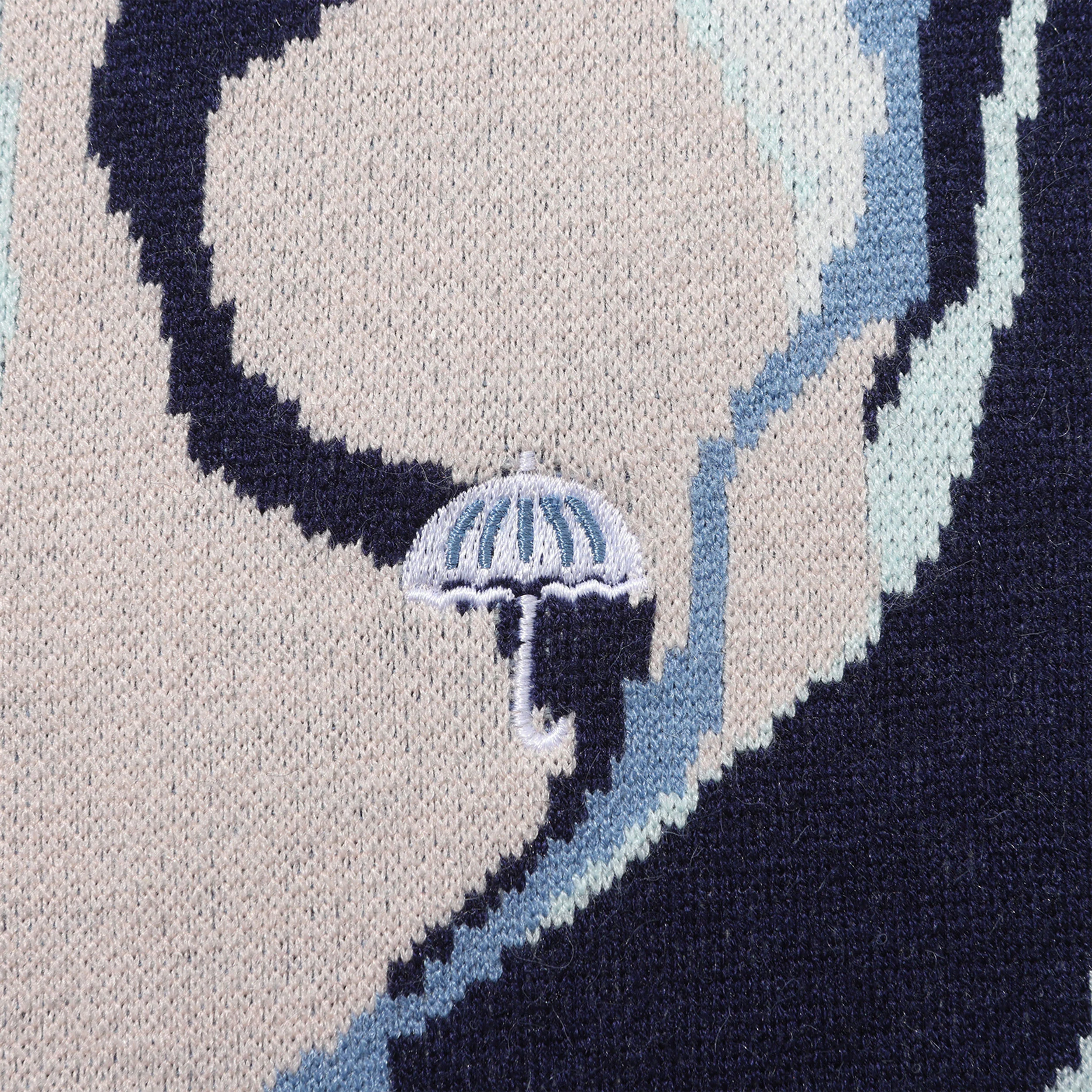 Helas Mirage Crewneck Knit - Blue - Image 4