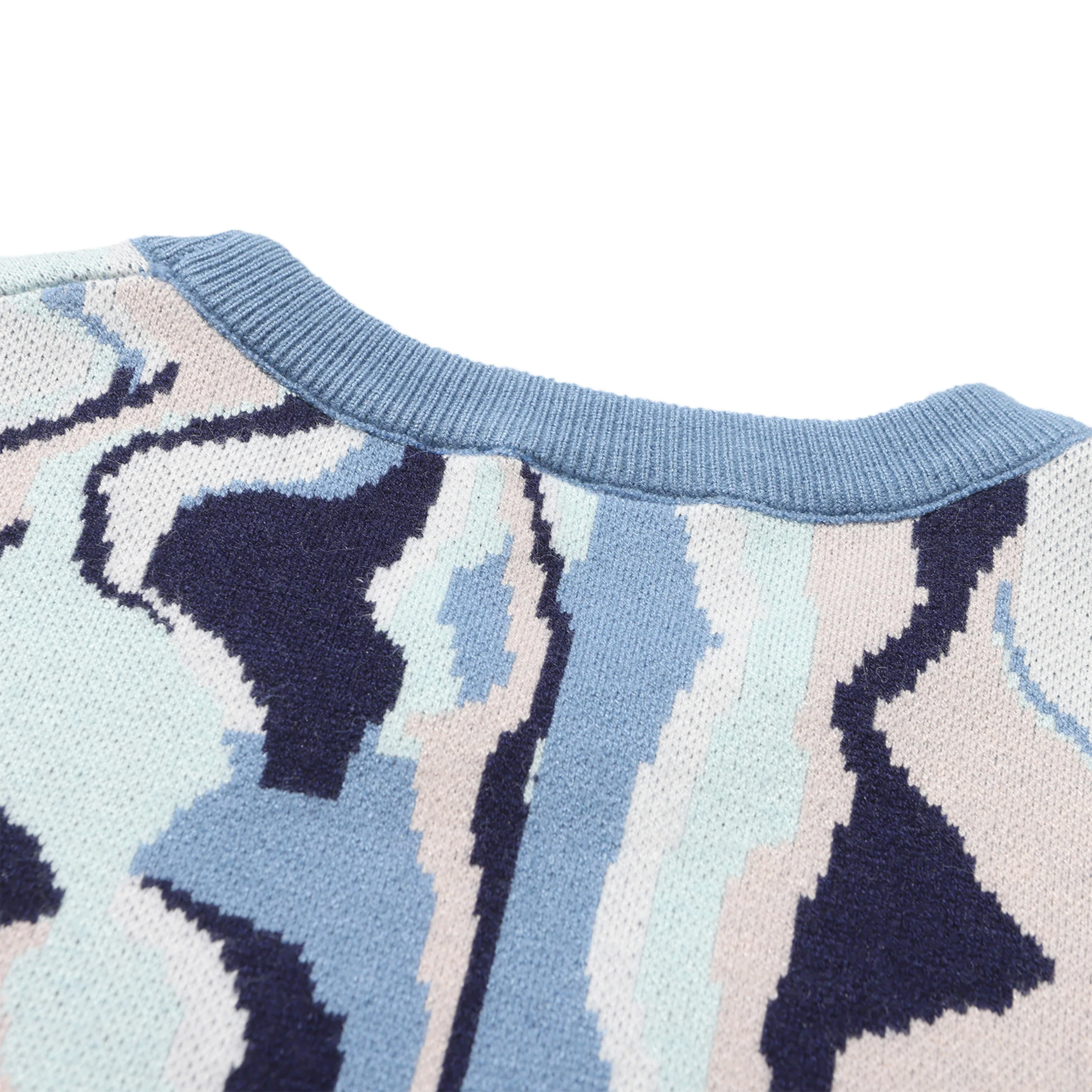 Helas Mirage Crewneck Knit - Blue - Image 5