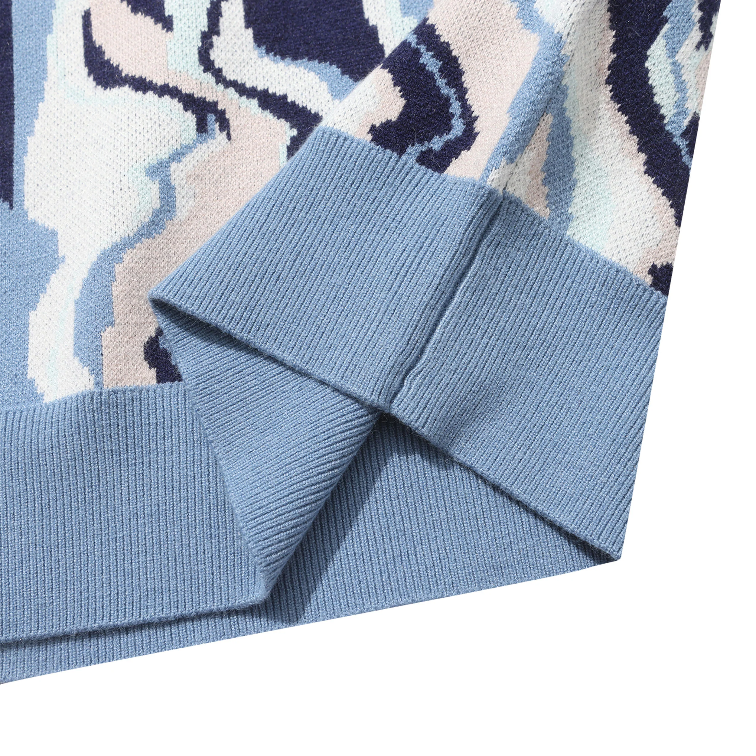 Helas Mirage Crewneck Knit - Blue - Image 7