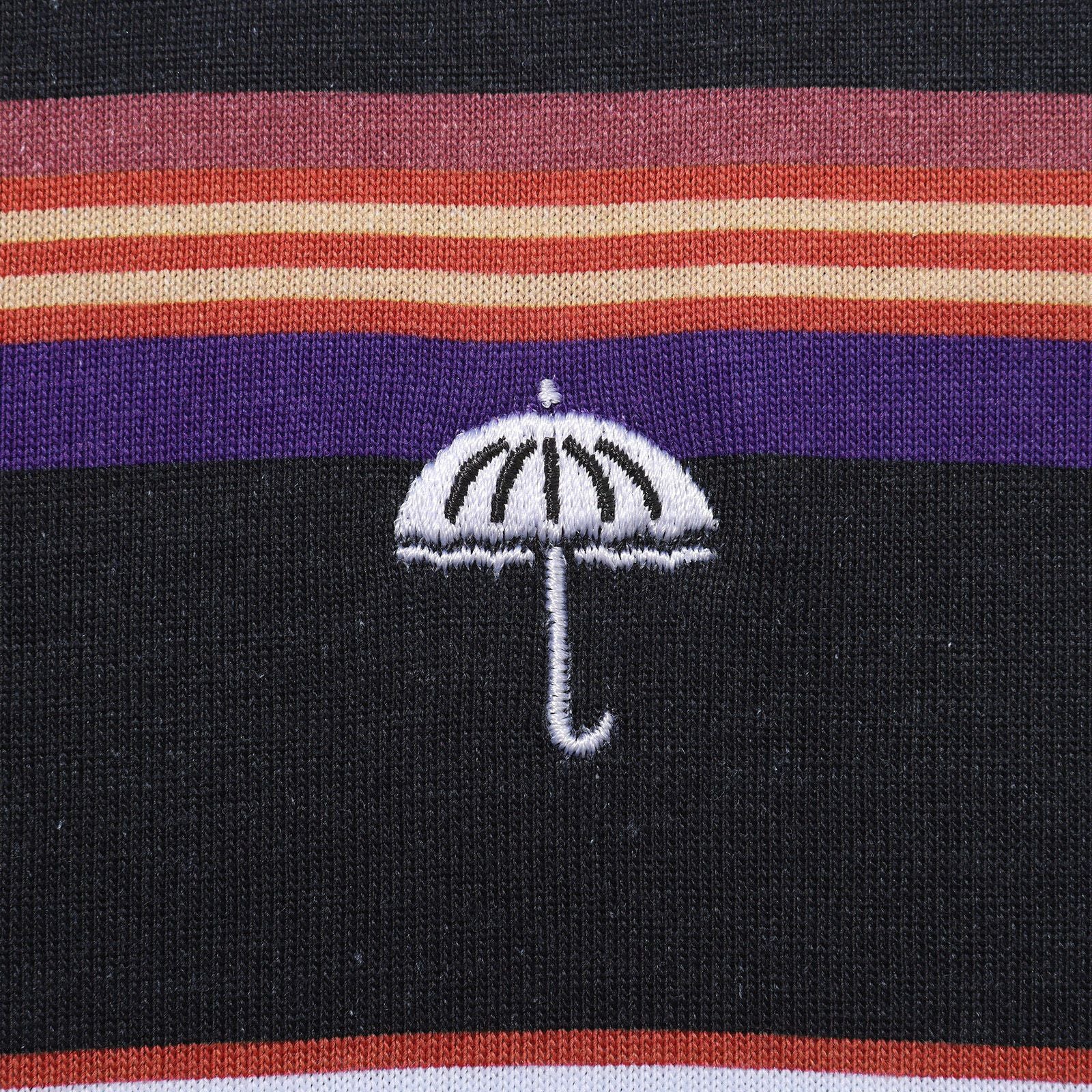 Helas Rayures Tee - Purple / Black - Image 3