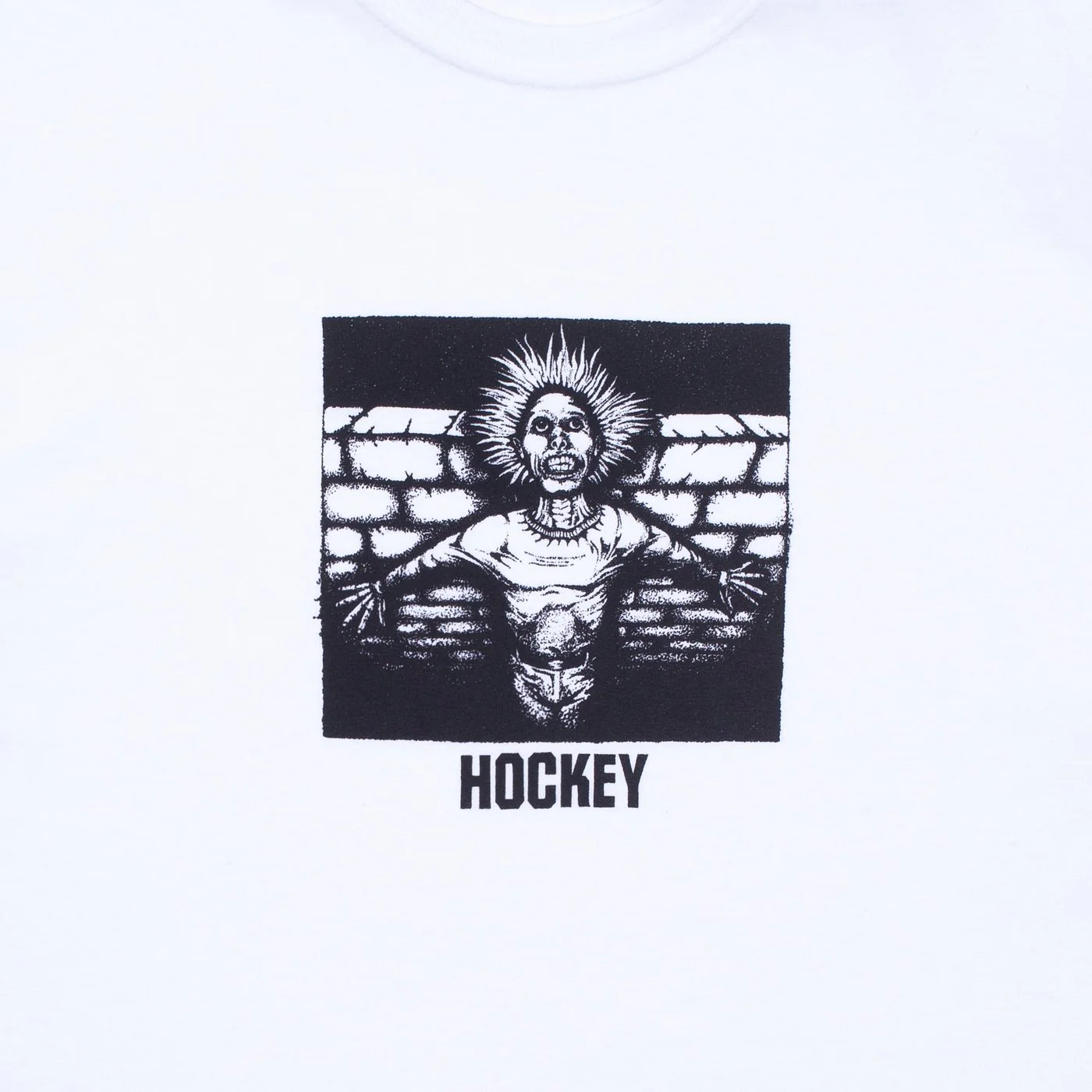 Hockey Crippling Longsleeve - White - Image 2