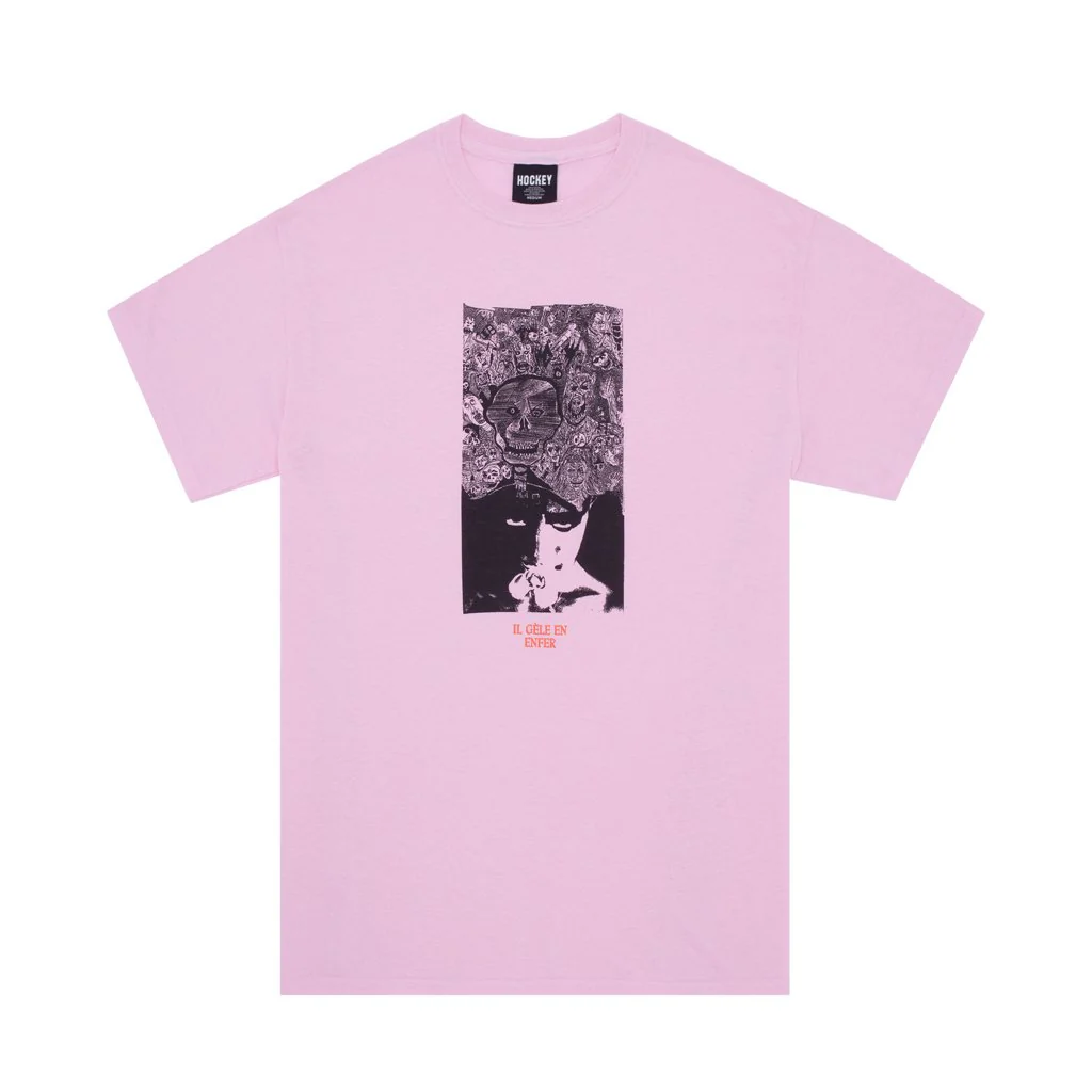 Hockey Disruption T-Shirt - Light Pink