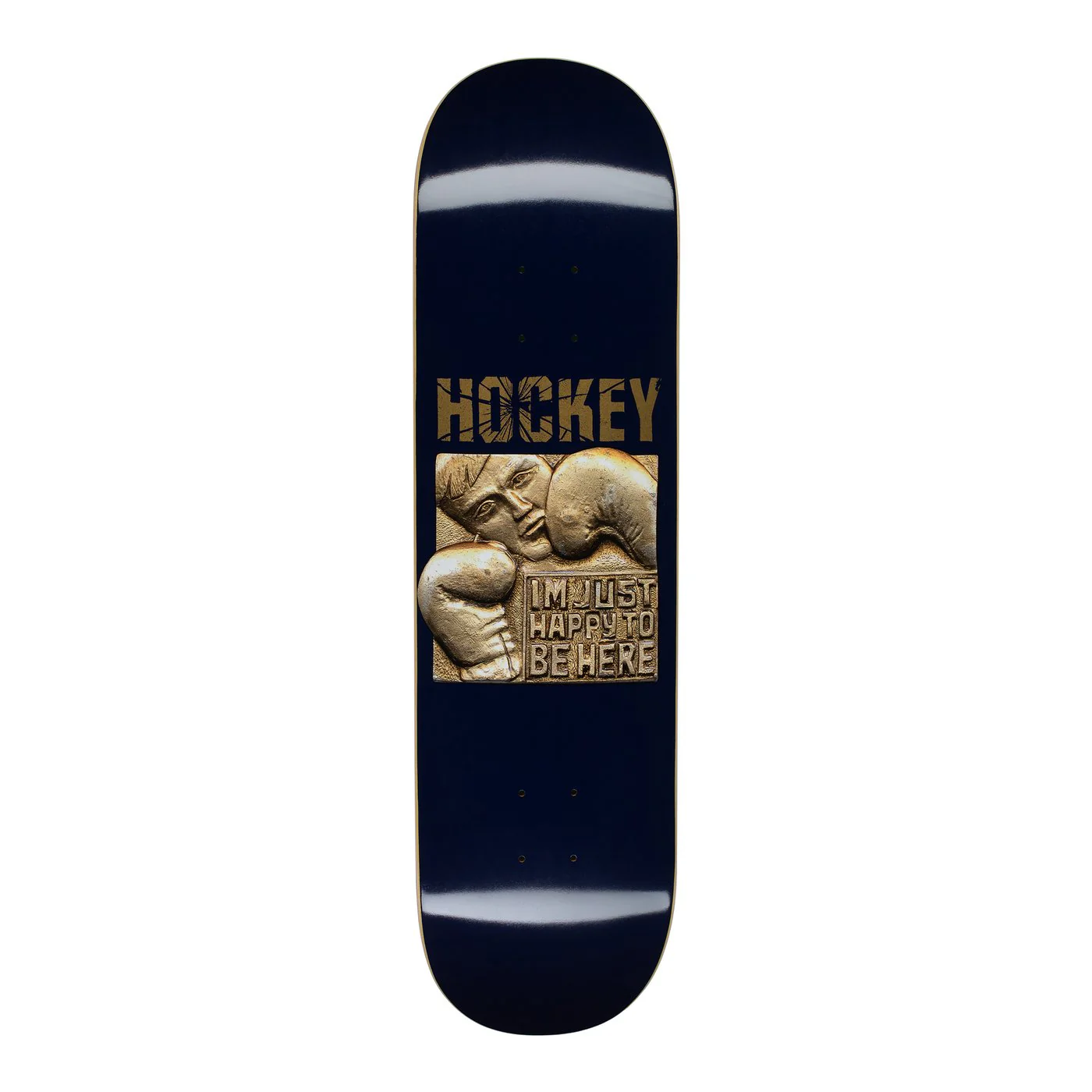 Hockey Happy To Be Here John Fitzgerald Skateboard Deck - 8.25