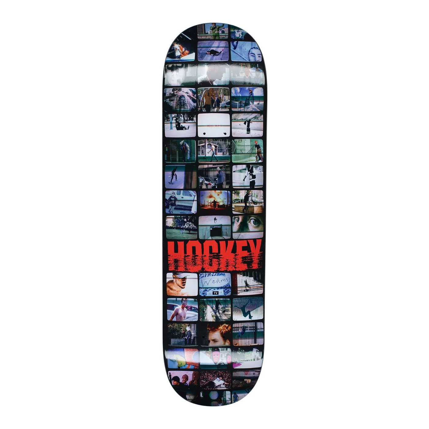 Hockey Screens Skateboard Deck - 8.38