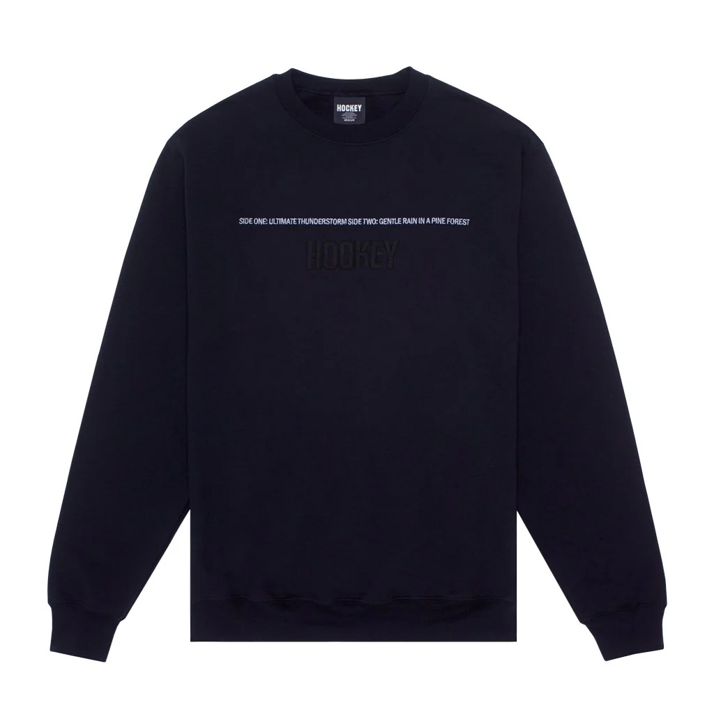 Hockey Side Two Crewneck - Black