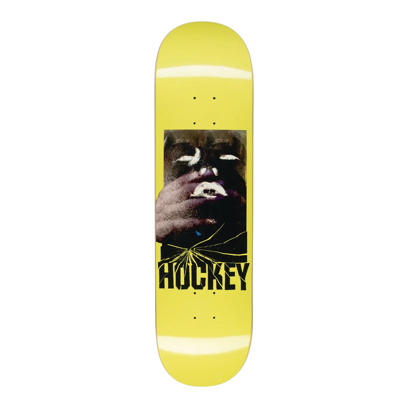 Hockey Skateboards Mac Skateboard Deck (Yellow) - 8.25