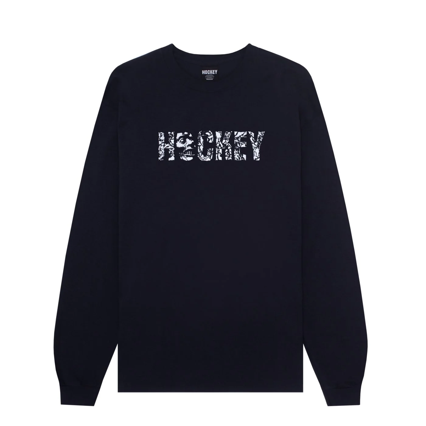 Hockey Stone Long-Sleeve Tee (Black/Glow In The Dark)