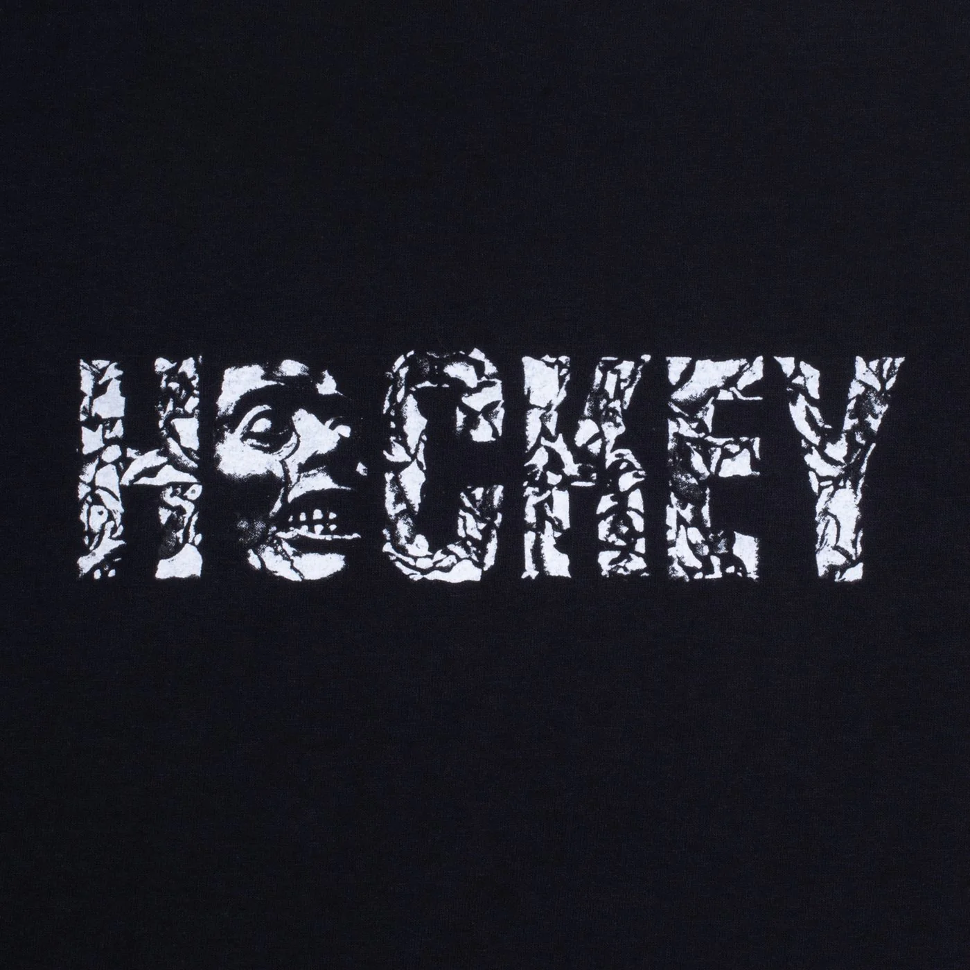 Hockey Stone Long-Sleeve Tee (Black/Glow In The Dark) - Image 2