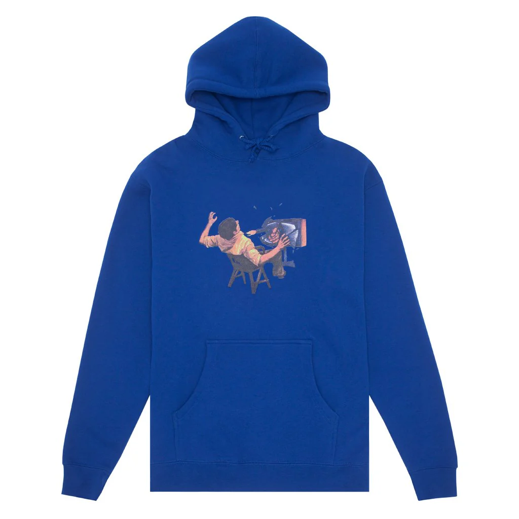 Hockey Ultraviolence Hoodie - Royal Blue