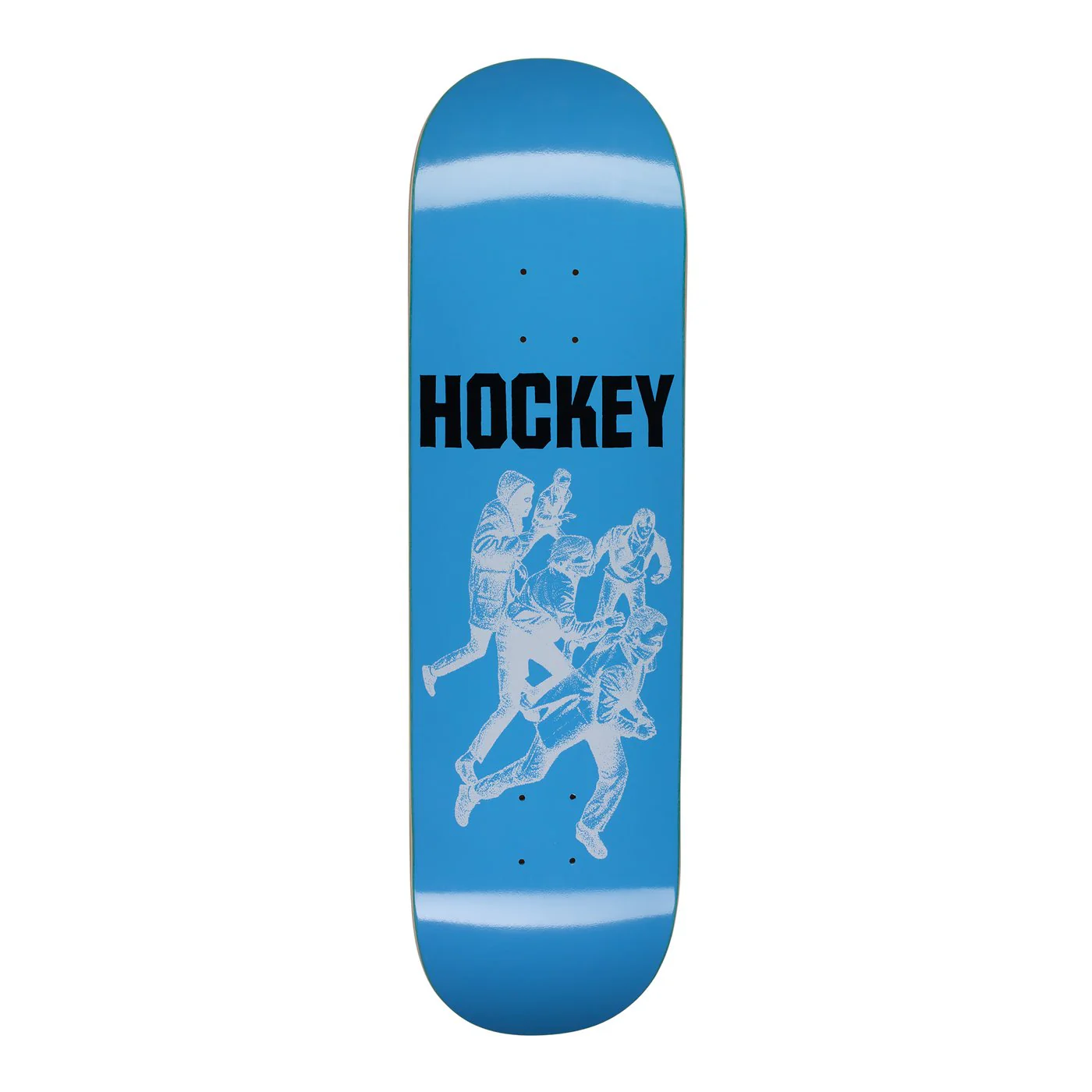 Hockey Vandals Blue Skateboard Deck - 8.75