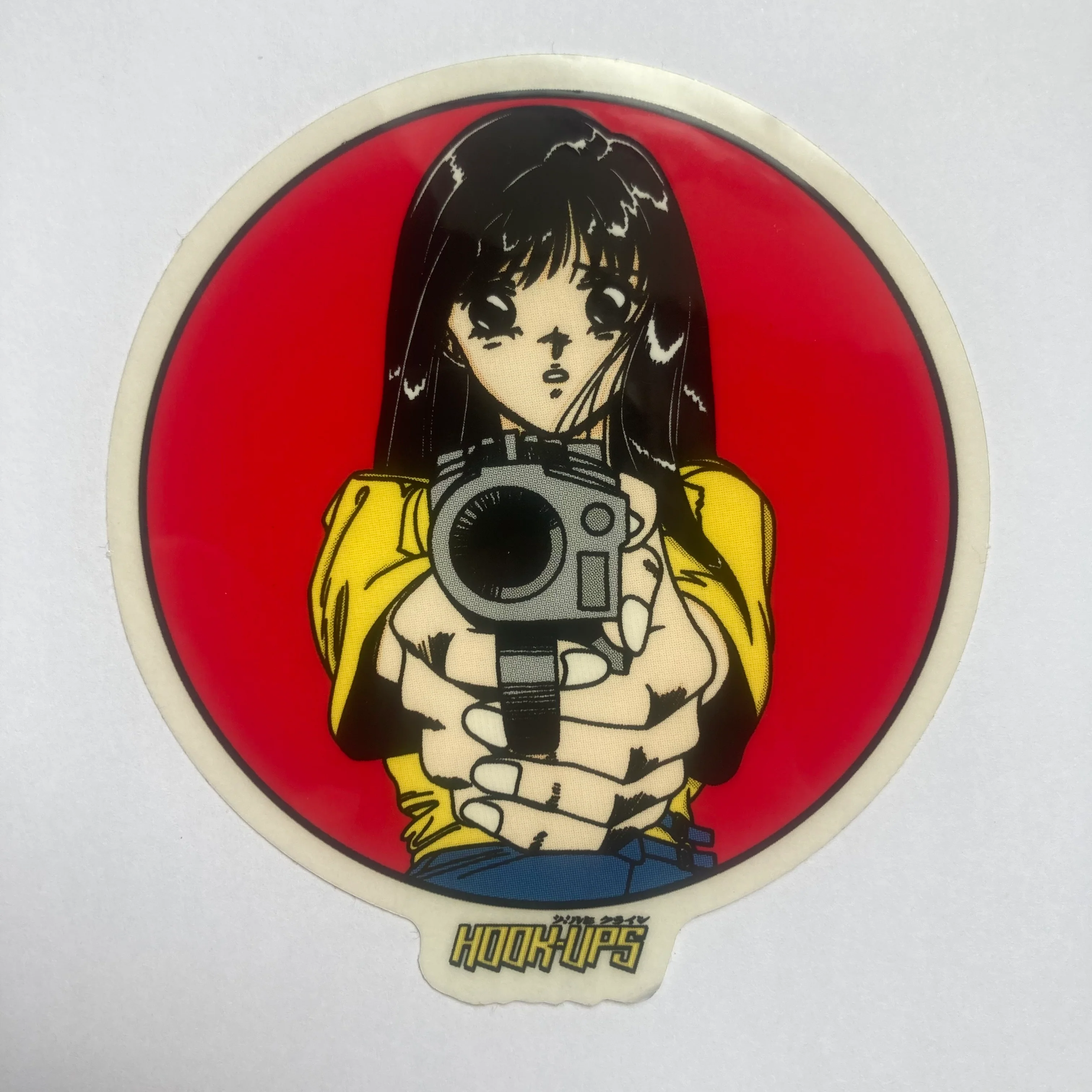 Hook Ups Skateboards JK Industries - Barrel Of A Gun Sticker