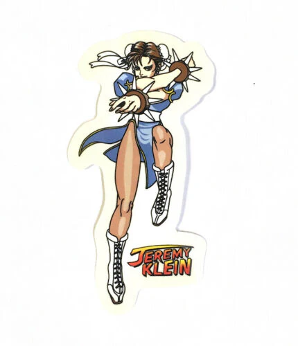 Hook Ups Skateboards JK Industries - Chun Li 1 Sticker