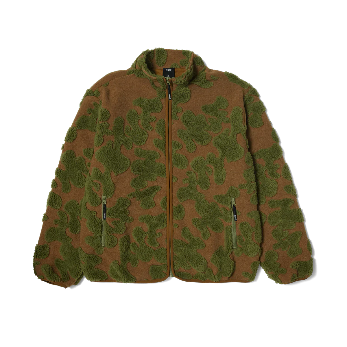HUF Abstract High Pile Jacquard Fleece - Mud