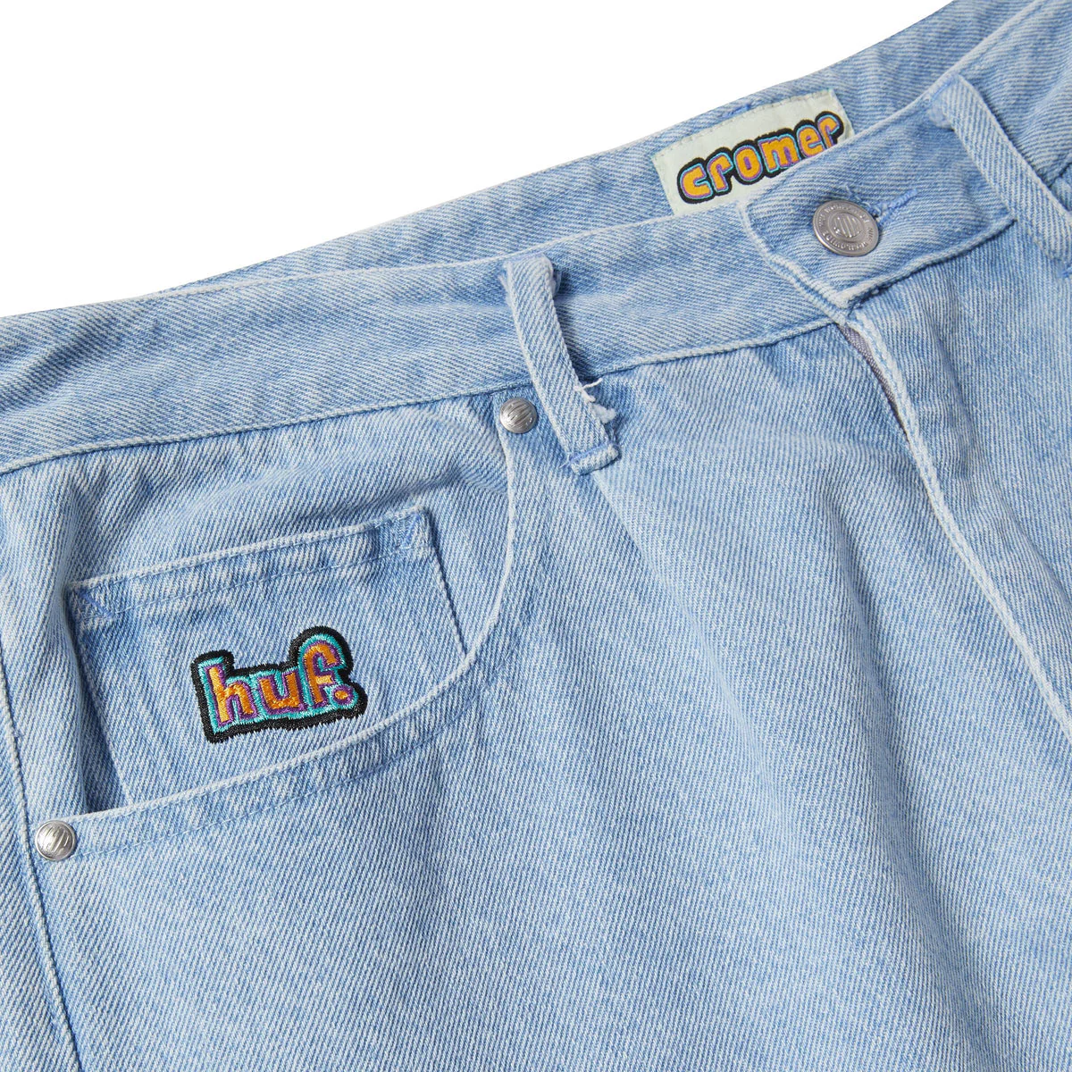 Huf Cromer Denim Pant - Light Blue Jeans - Image 3