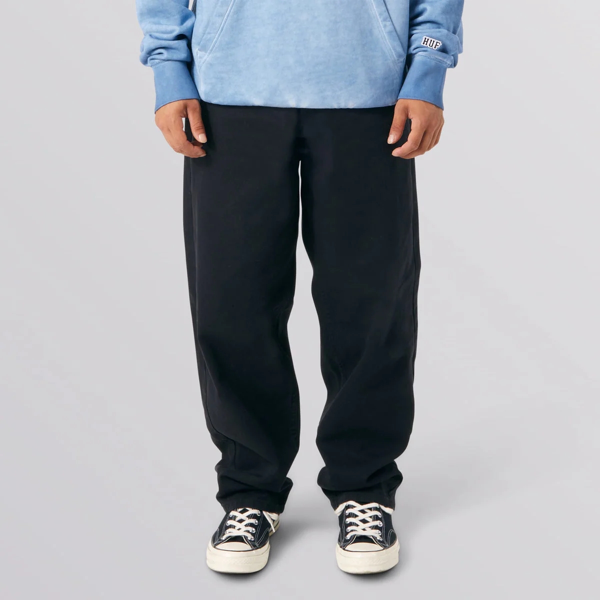 Huf Cromer Denim Pant - Washed Black Jeans - Image 4