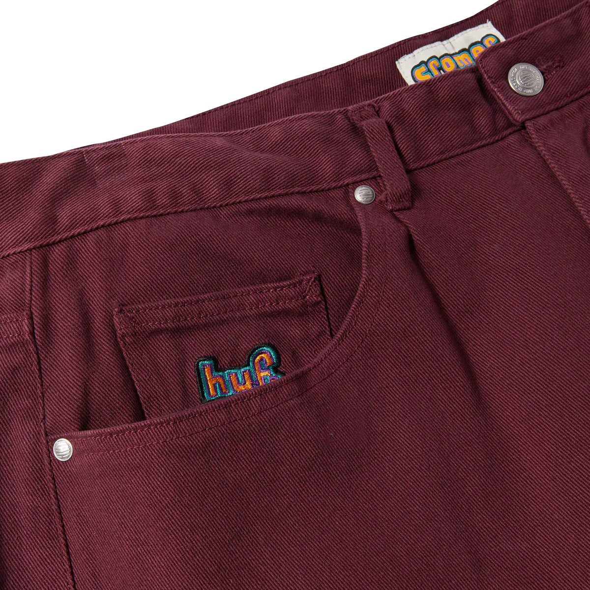 Huf Cromer Denim Pant - Wine Jeans - Image 3