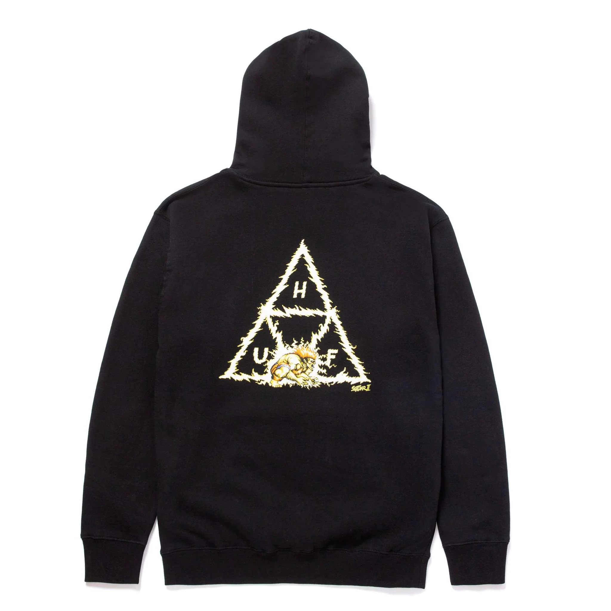 HUF X Street Fighter Blanka TT Pull Over Hoodie - Black - Image 2