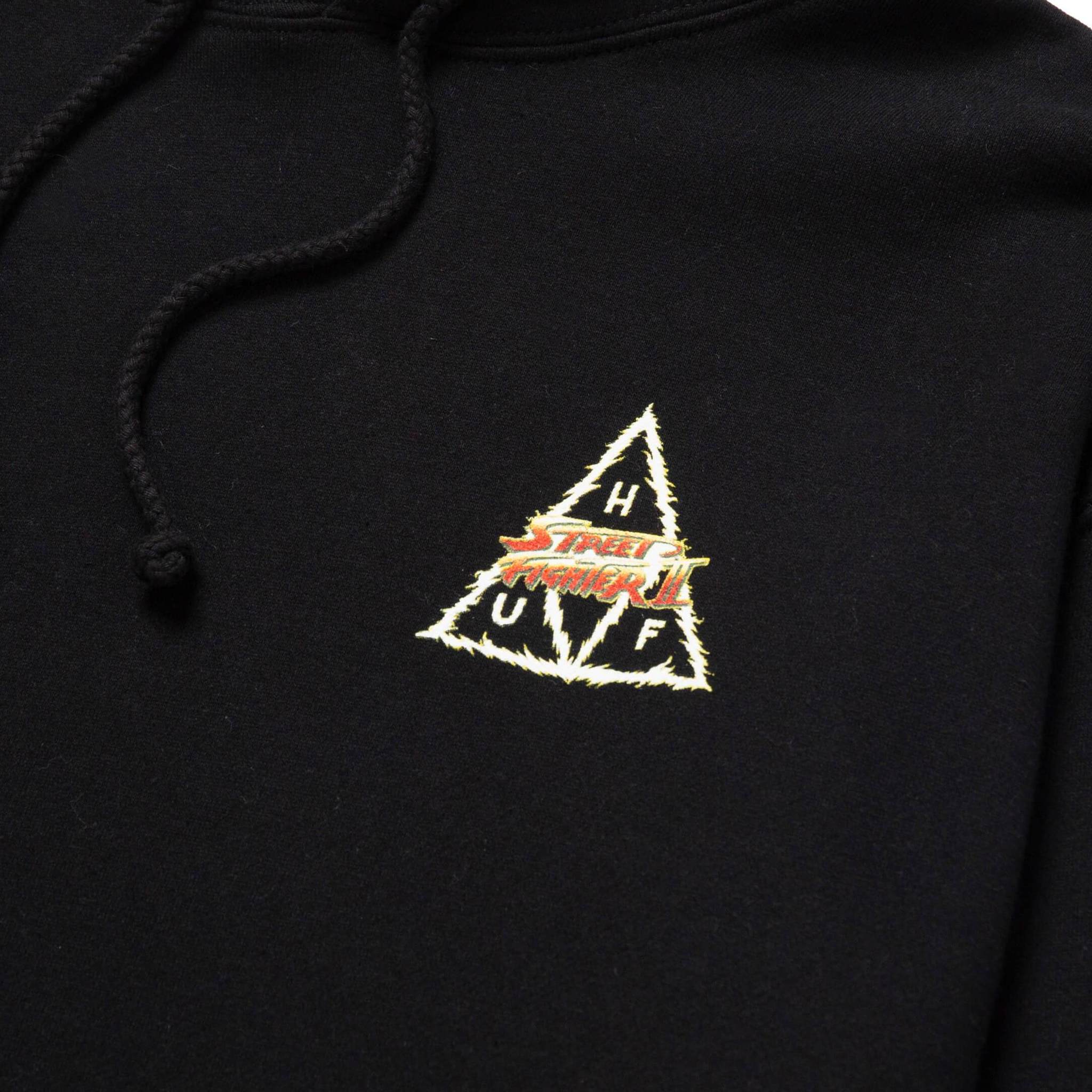HUF X Street Fighter Blanka TT Pull Over Hoodie - Black - Image 3