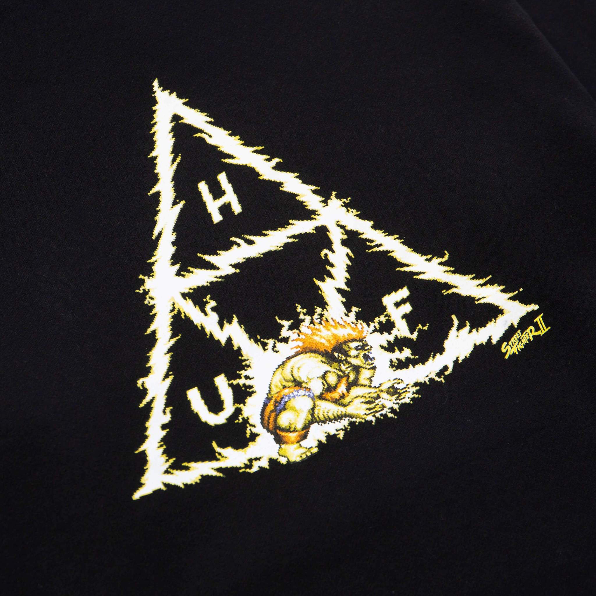 HUF X Street Fighter Blanka TT Pull Over Hoodie - Black - Image 4