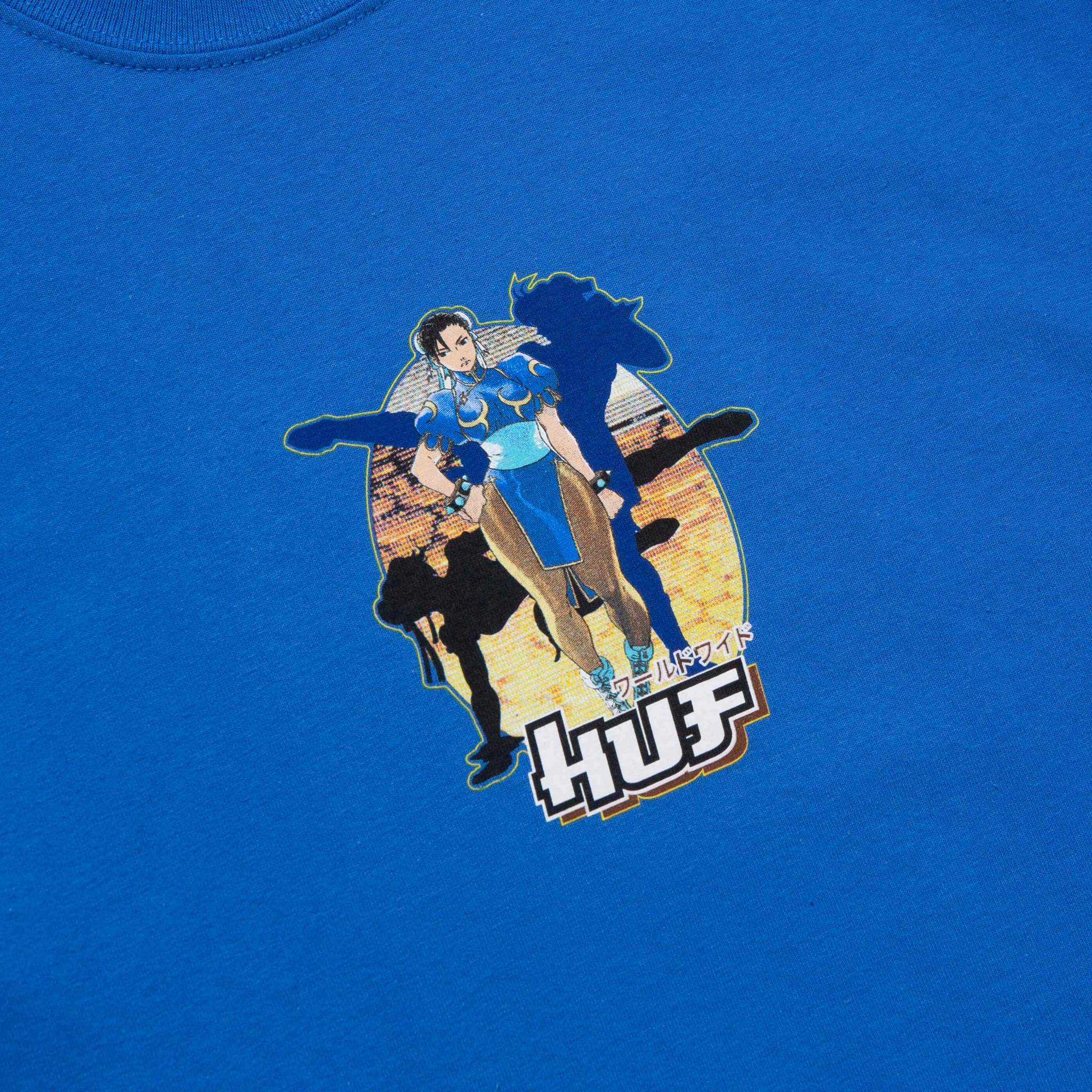 HUF X Street Fighter Chun-Li T-Shirt - Navy - Image 2