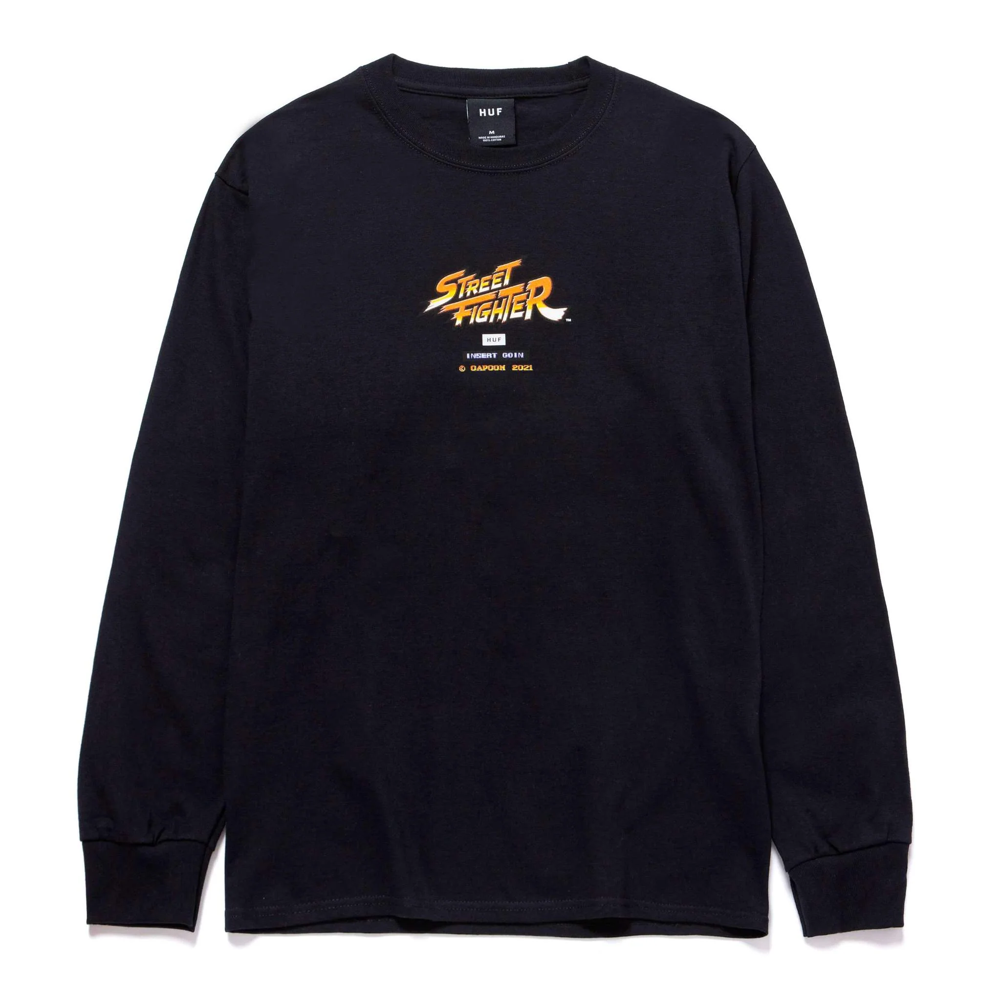HUF X Street Fighter Ending Long Sleeve T-Shirt - Black