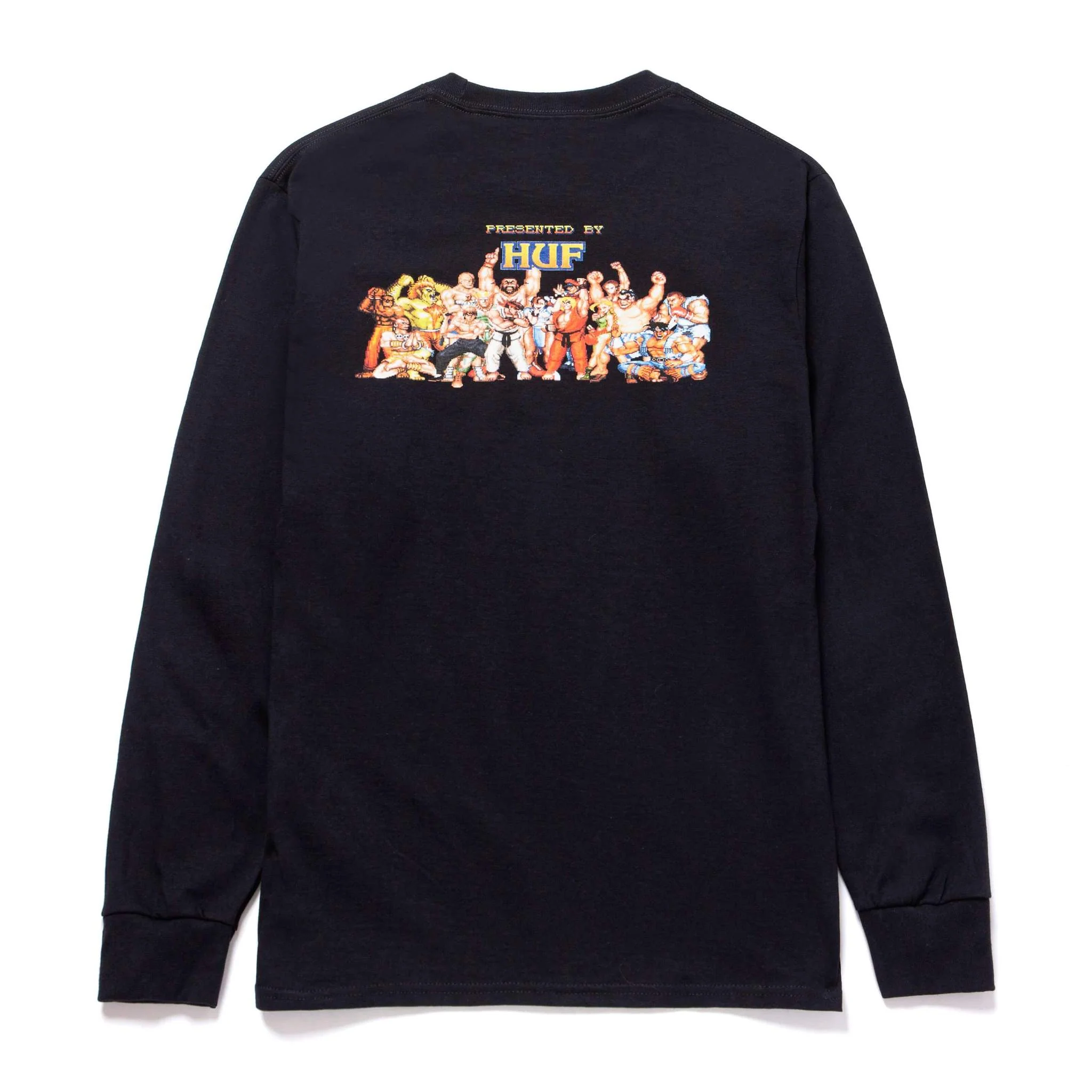 HUF X Street Fighter Ending Long Sleeve T-Shirt - Black - Image 2