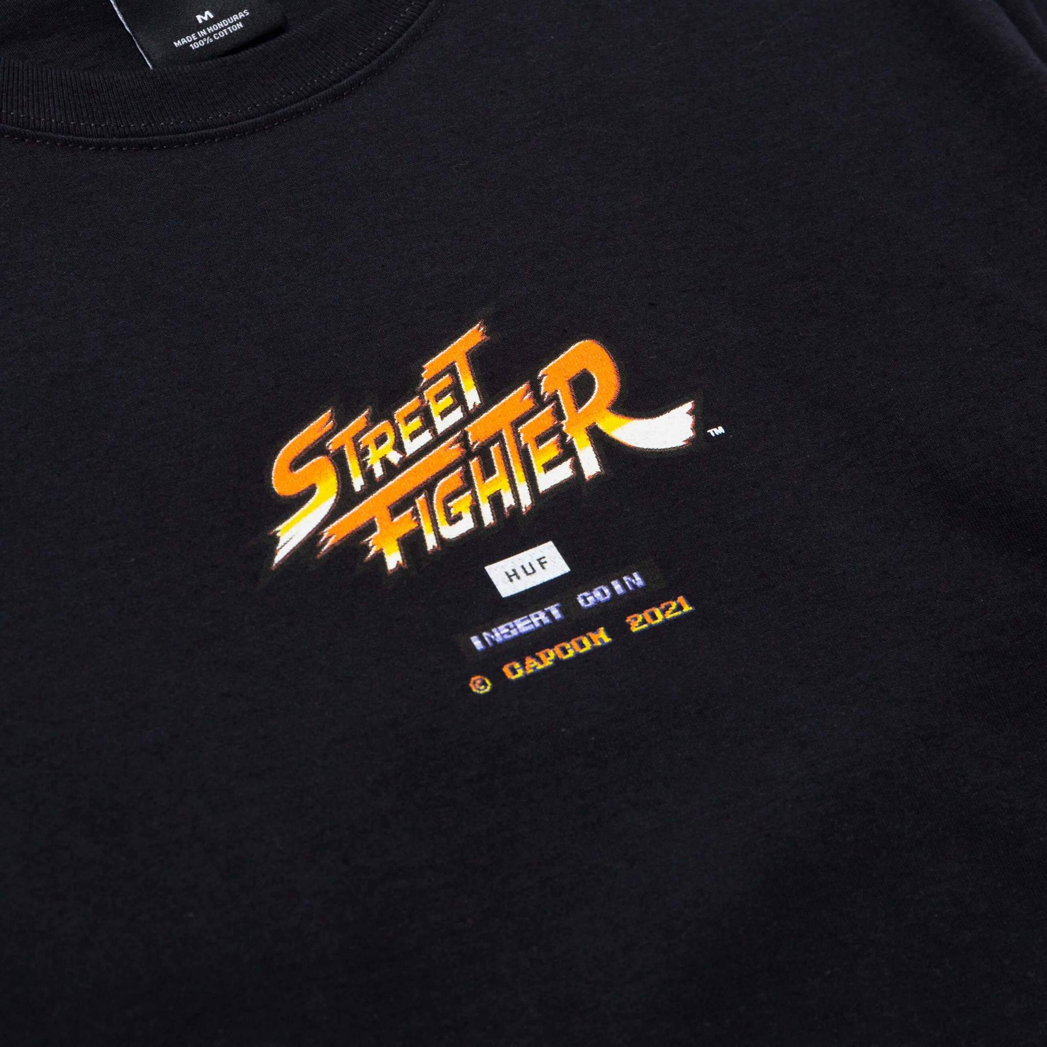 HUF X Street Fighter Ending Long Sleeve T-Shirt - Black - Image 3