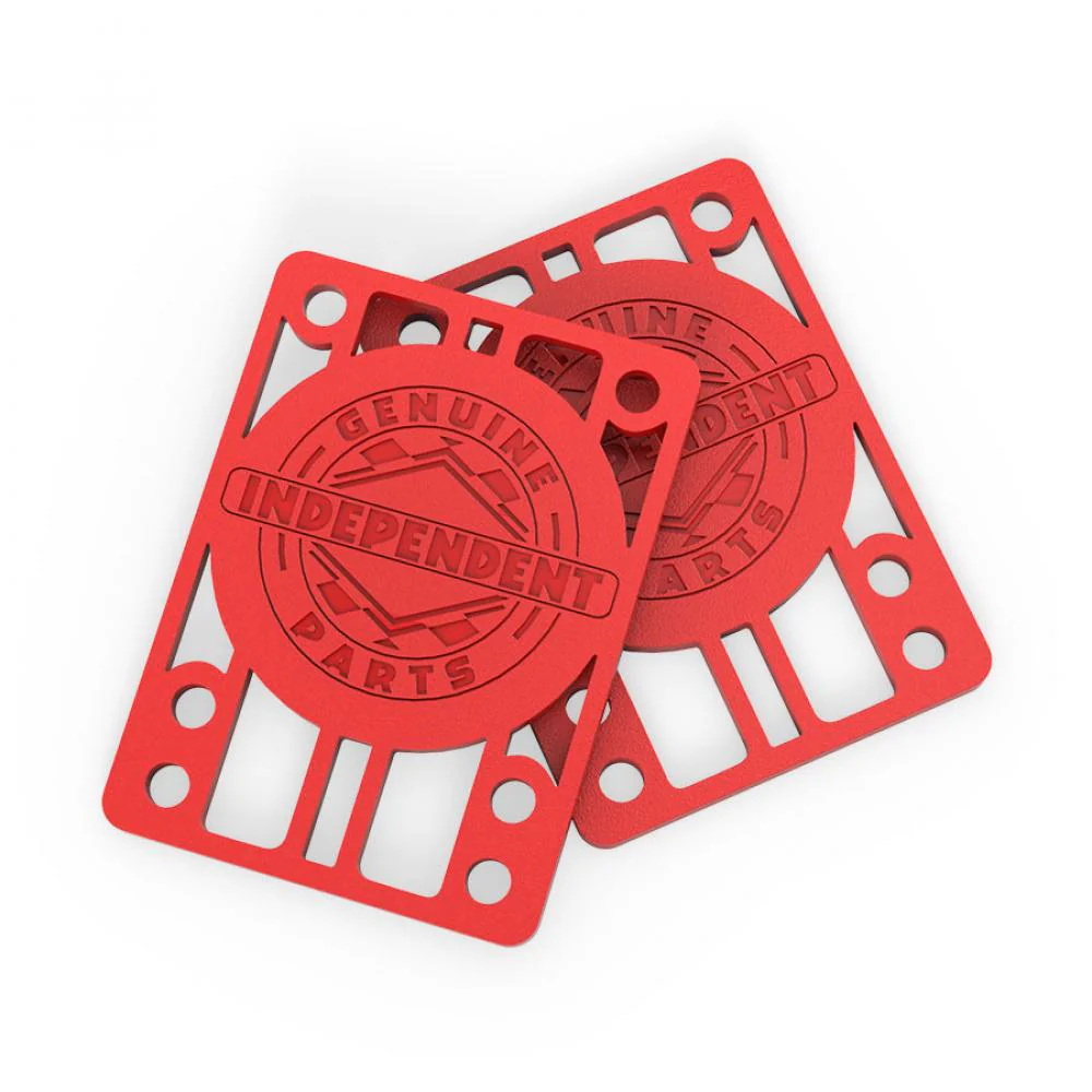 Independent Trucks Riser Pads Red - 1/8"