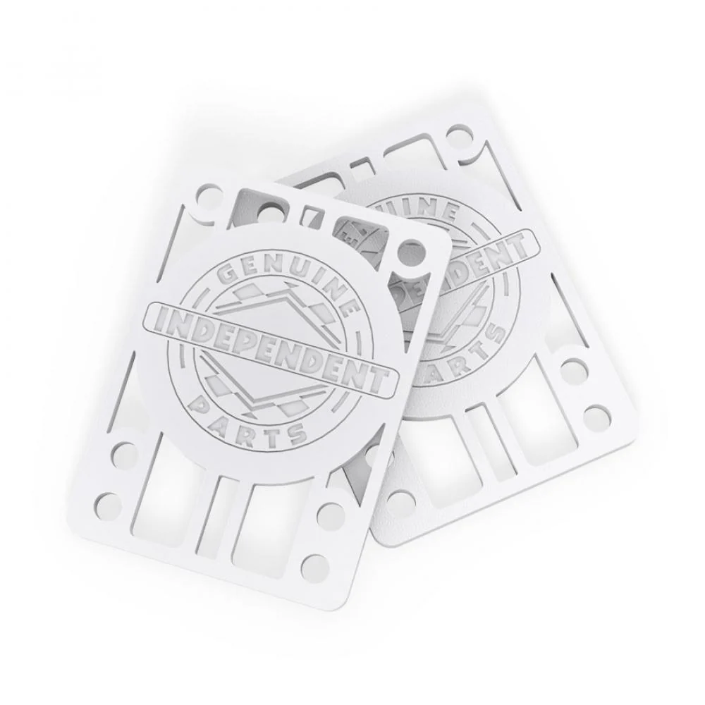 Independent Trucks Riser Pads White - 1/8"