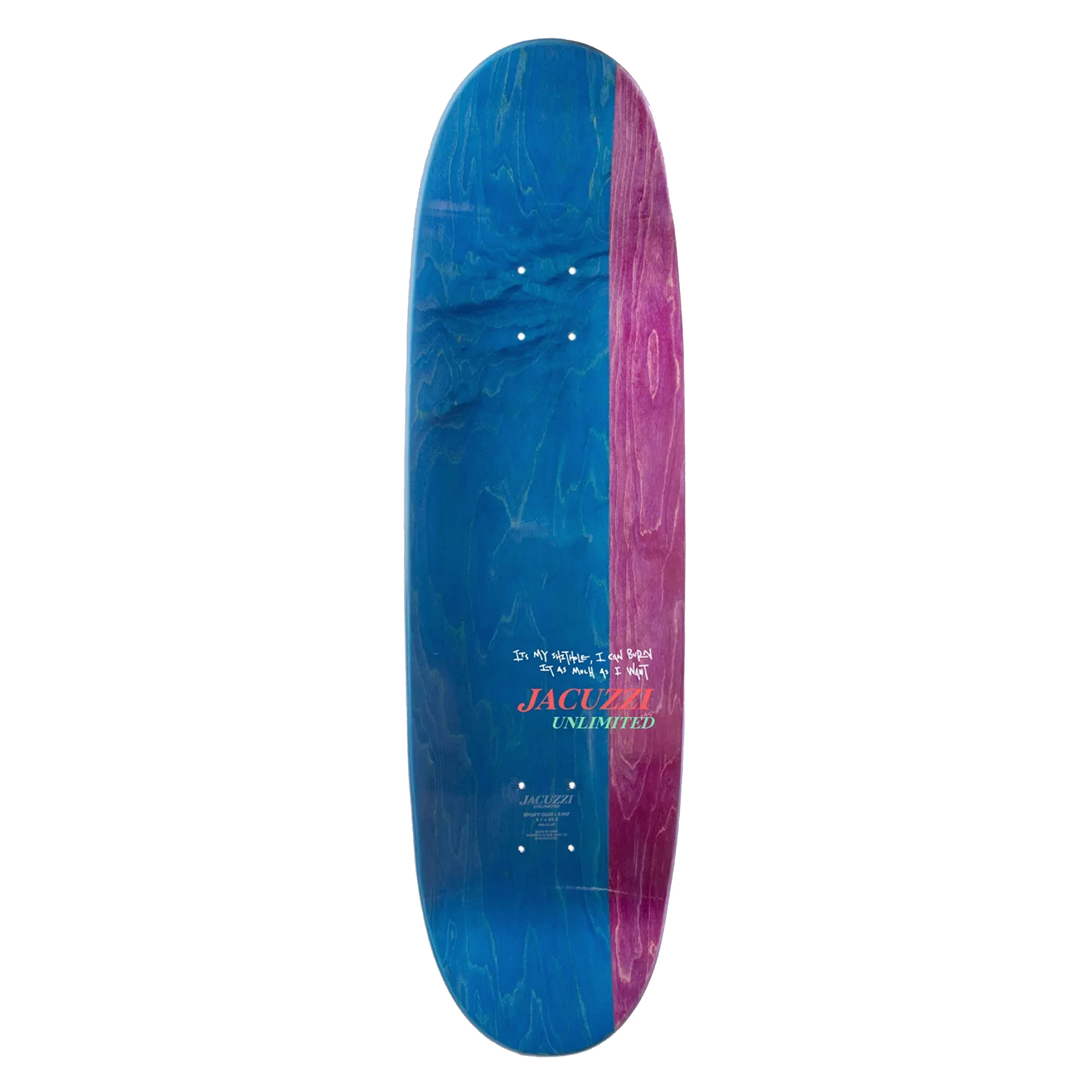 Jacuzzi Unlimited Jackson Pilz Lawn Fire Skateboard Deck - 9.125 - Image 2