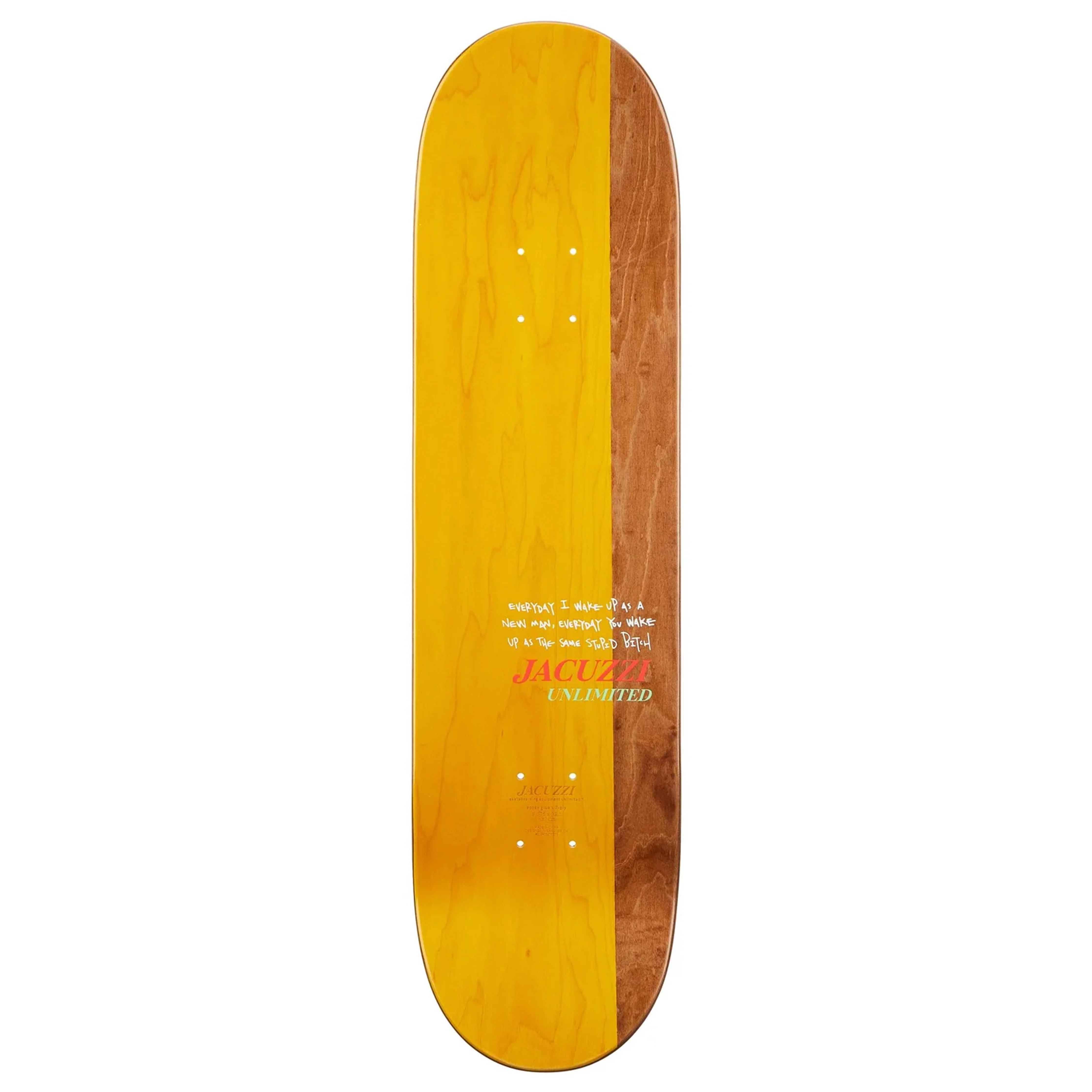 Jacuzzi Unlimited Michael Pulizzi Sad Eyes Skateboard Deck - 8.375 - Image 2