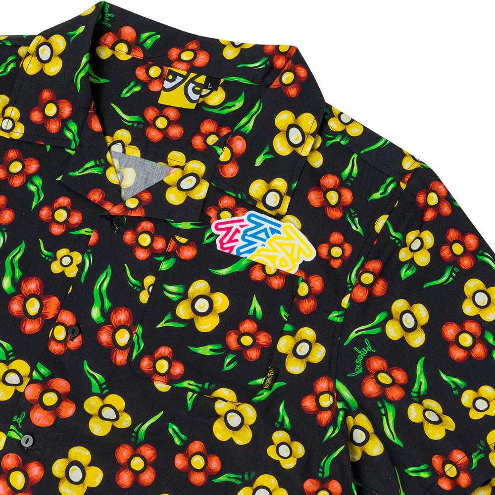 Krooked Aloha Flower Short Sleeve Shirt - Image 3